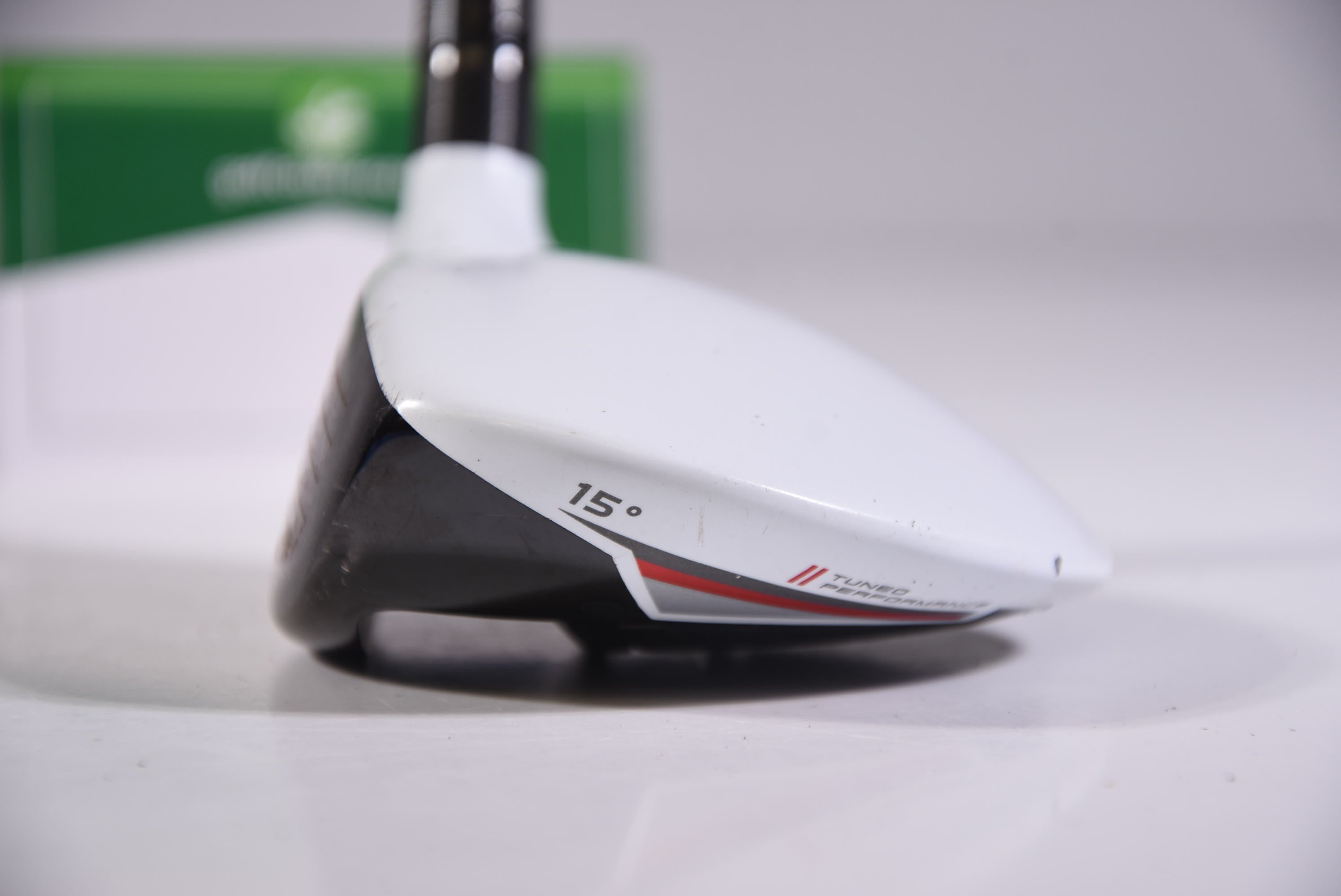 Left Hand Taylormade R15 #3 Wood / 15 Degree / Stiff Flex Fujikura Speeder 575