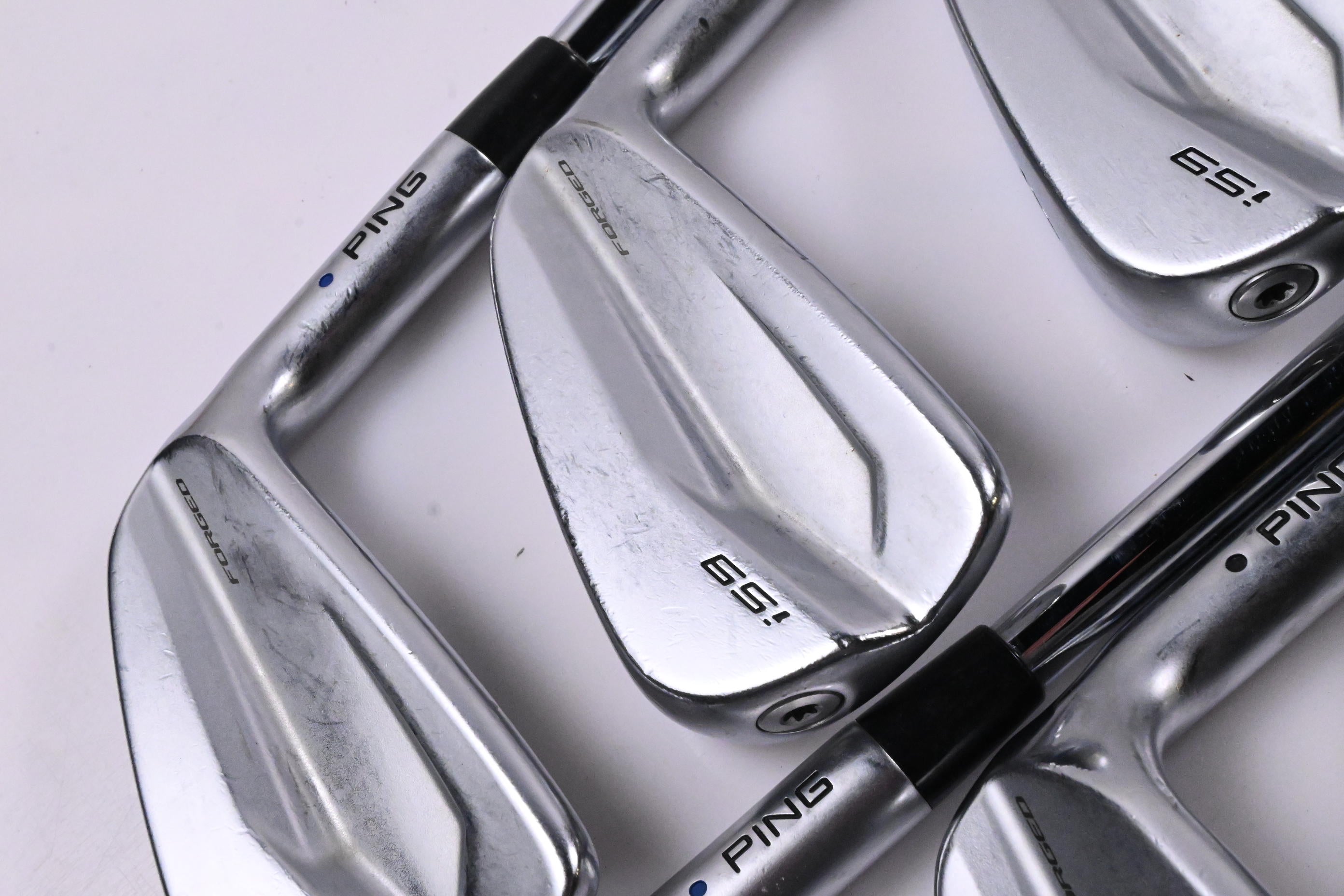 Ping i59 Irons / 5-PW / Blue Dot / Stiff Flex Dynamic Gold 105 S300 Shafts
