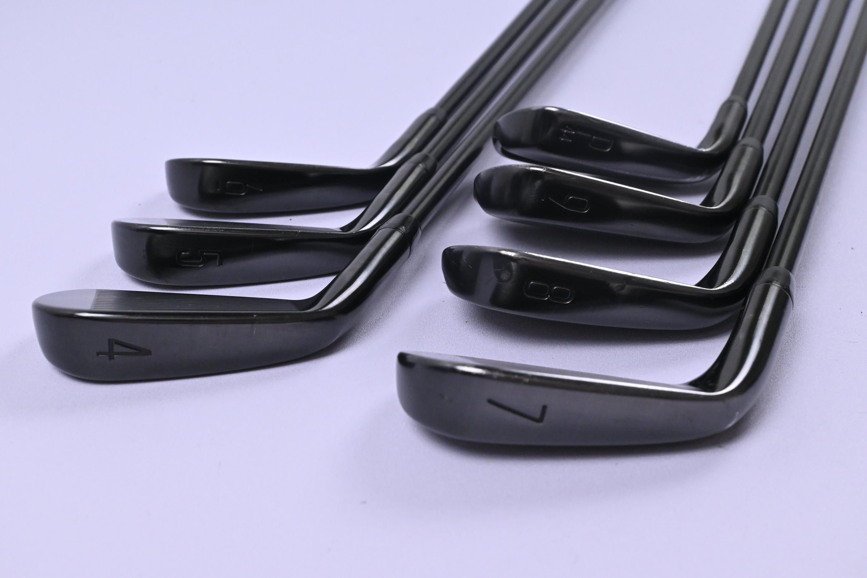 Titleist T150 Black Vapor Irons / 4-PW / Stiff Flex Project X LZ Shafts