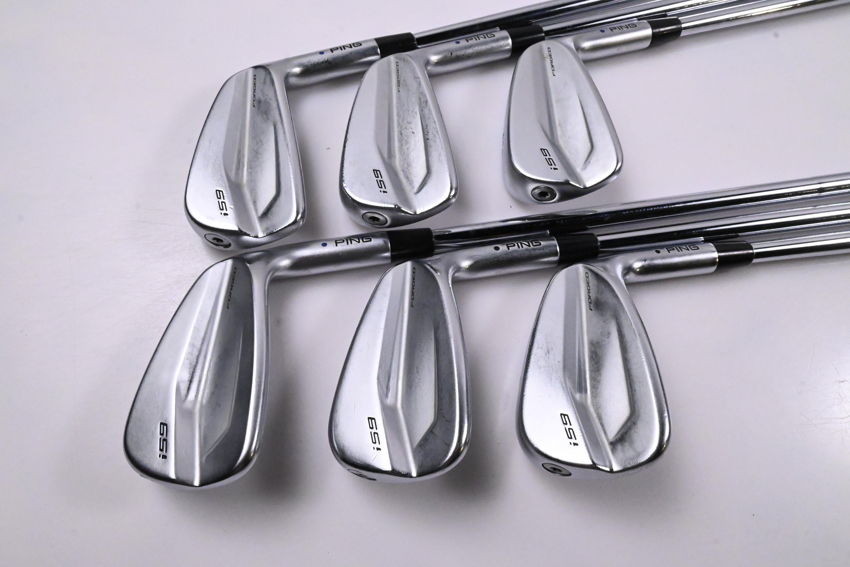 Ping i59 Irons / 5-PW / Blue Dot / Stiff Flex Dynamic Gold 105 S300 Shafts