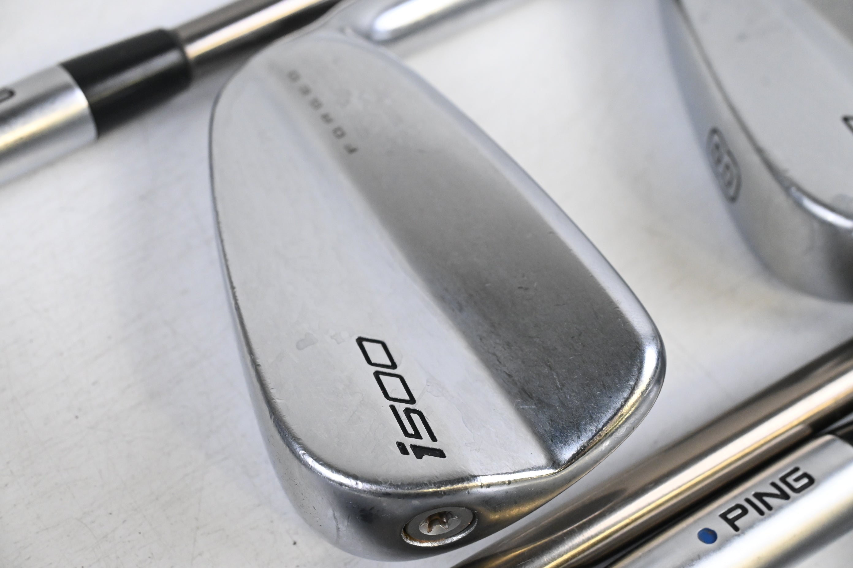 Ping i500 Irons / 6-PW+GW / Blue Dot / Regular Flex UST Mamiya Recoil 780 Shafts