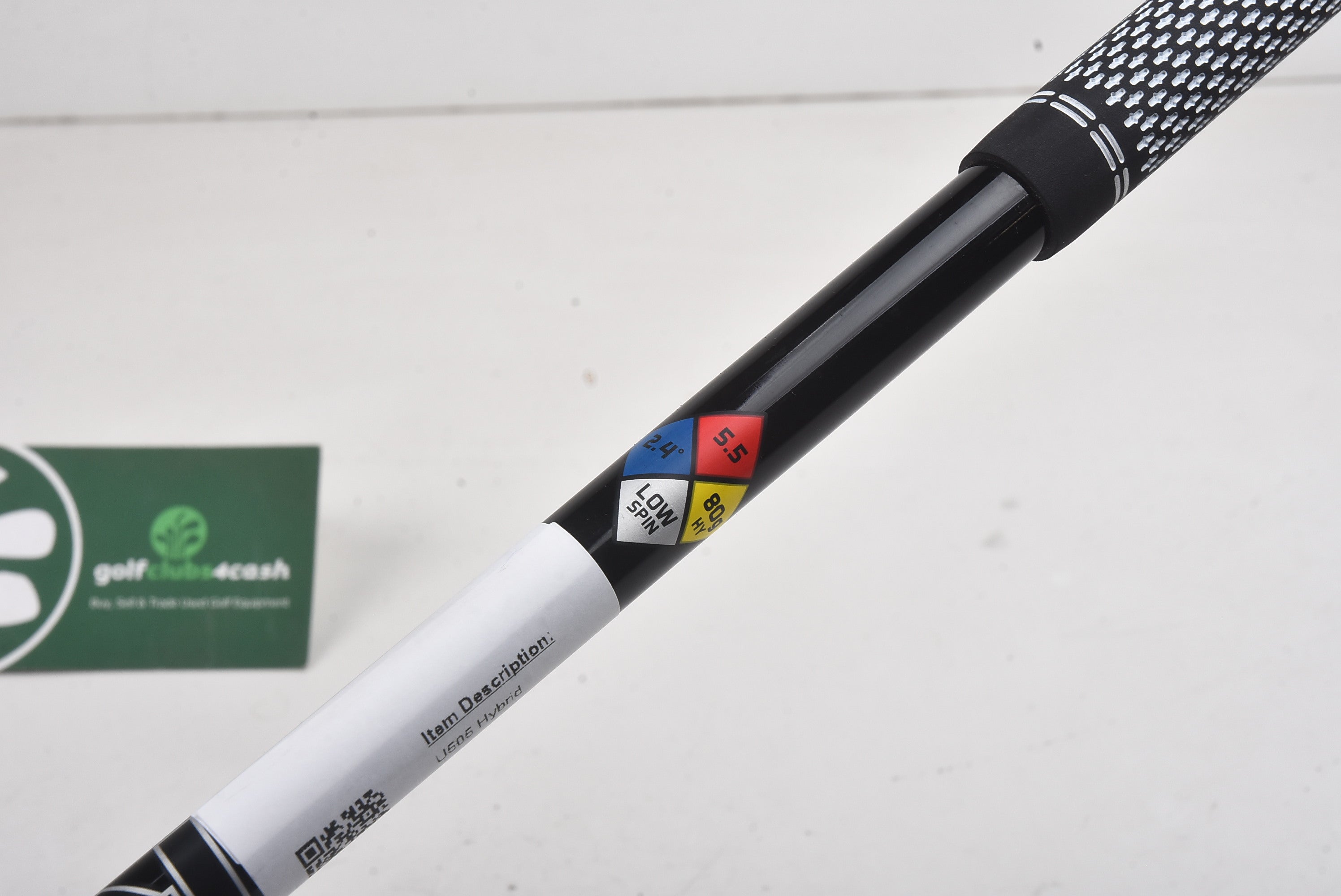 Titleist U505 #4 Iron / 22 Degree / Regular Flex HZRDUS Smoke Black RDX 80 Shaft