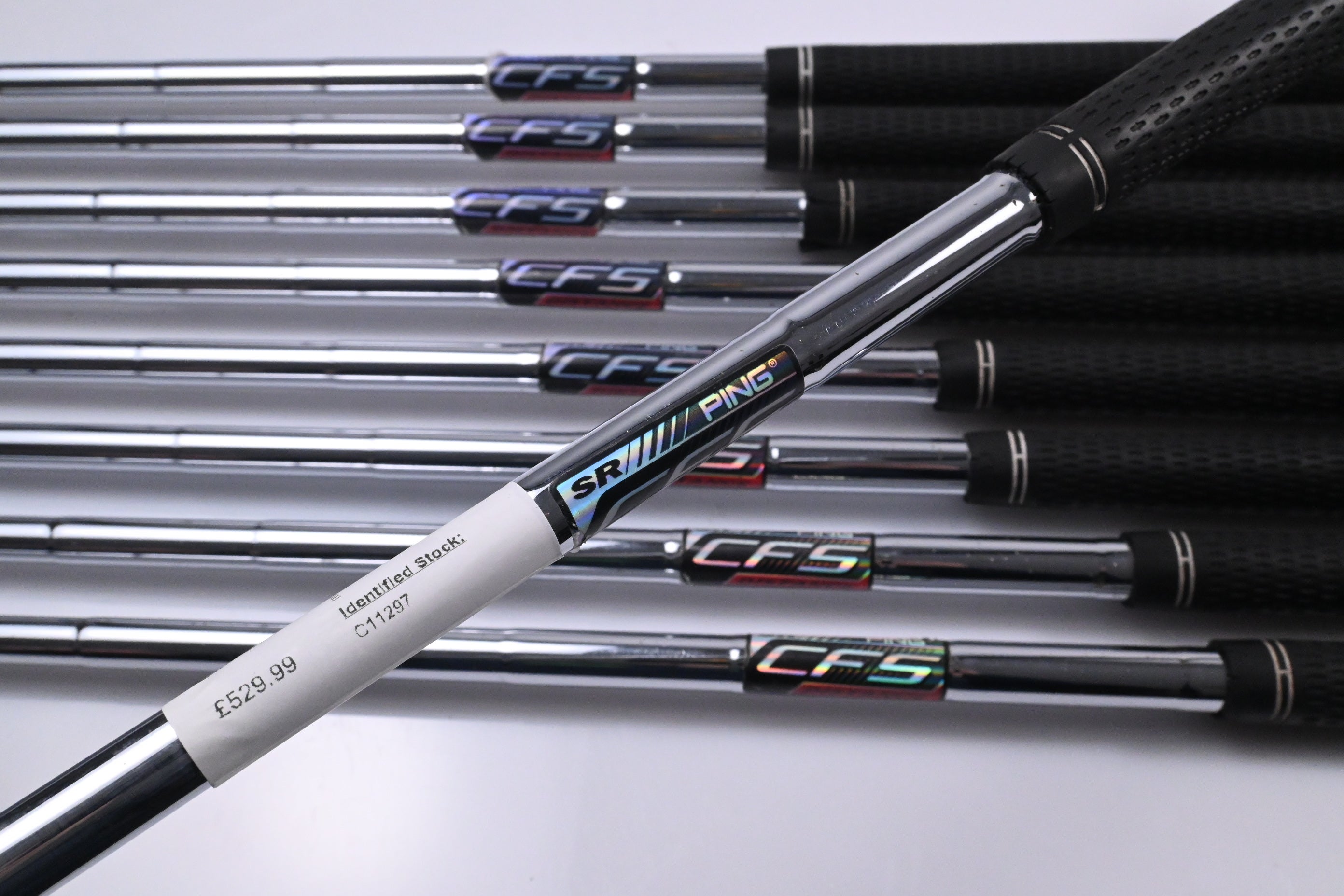 Ping G400 Irons / 4-PW+SW+LW / Blue Dot / Senior Flex Ping CFS Distance Shafts