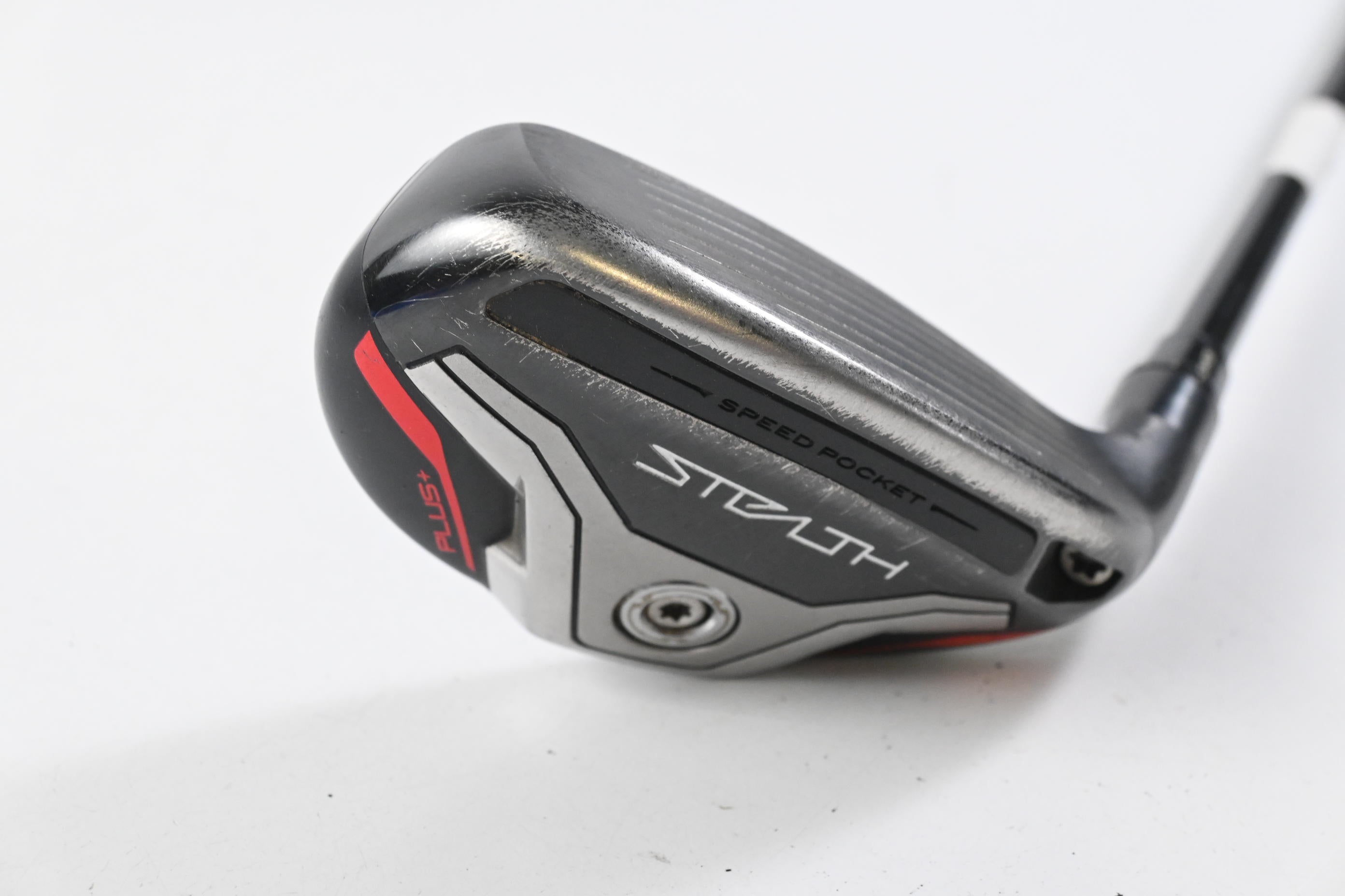 Taylormade Stealth Plus #3 Hybrid / 19.5 Degree / Stiff Flex HZRDUS Smoke Red
