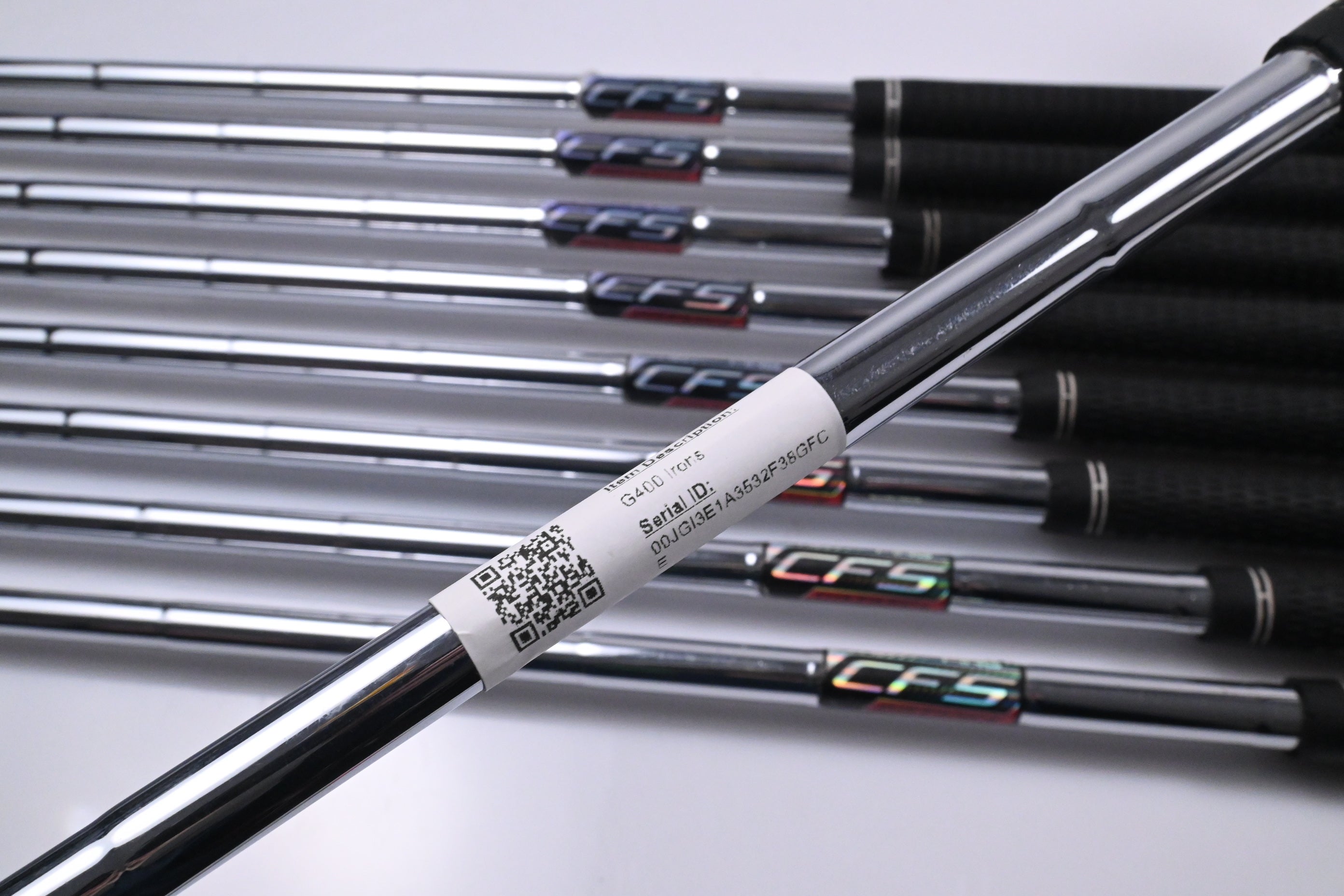 Ping G400 Irons / 4-PW+SW+LW / Blue Dot / Senior Flex Ping CFS Distance Shafts