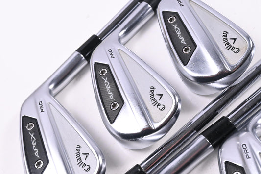 Callaway Apex Pro 24 Irons / 4-PW / Stiff Flex Dynamic Gold 115 MID S300 Shafts
