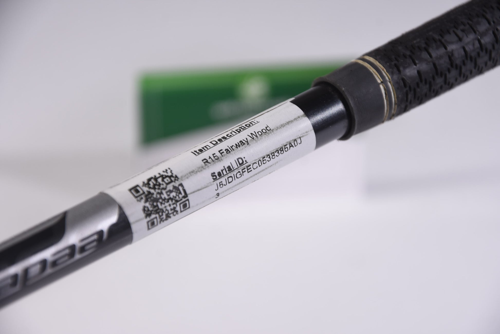 Left Hand Taylormade R15 #3 Wood / 15 Degree / Stiff Flex Fujikura Speeder 575