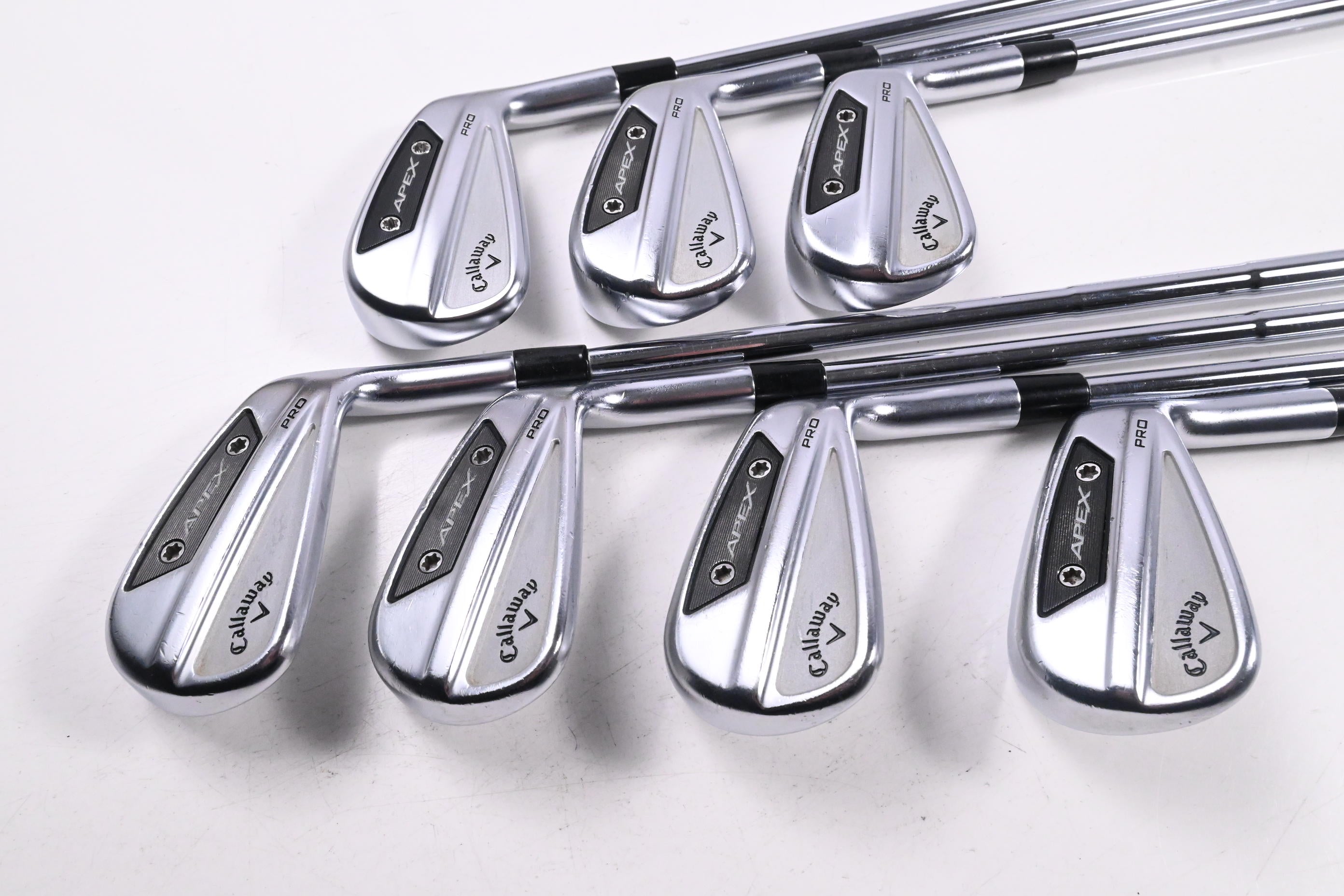 Callaway Apex Pro 24 Irons / 4-PW / Stiff Flex Dynamic Gold 115 MID S300 Shafts