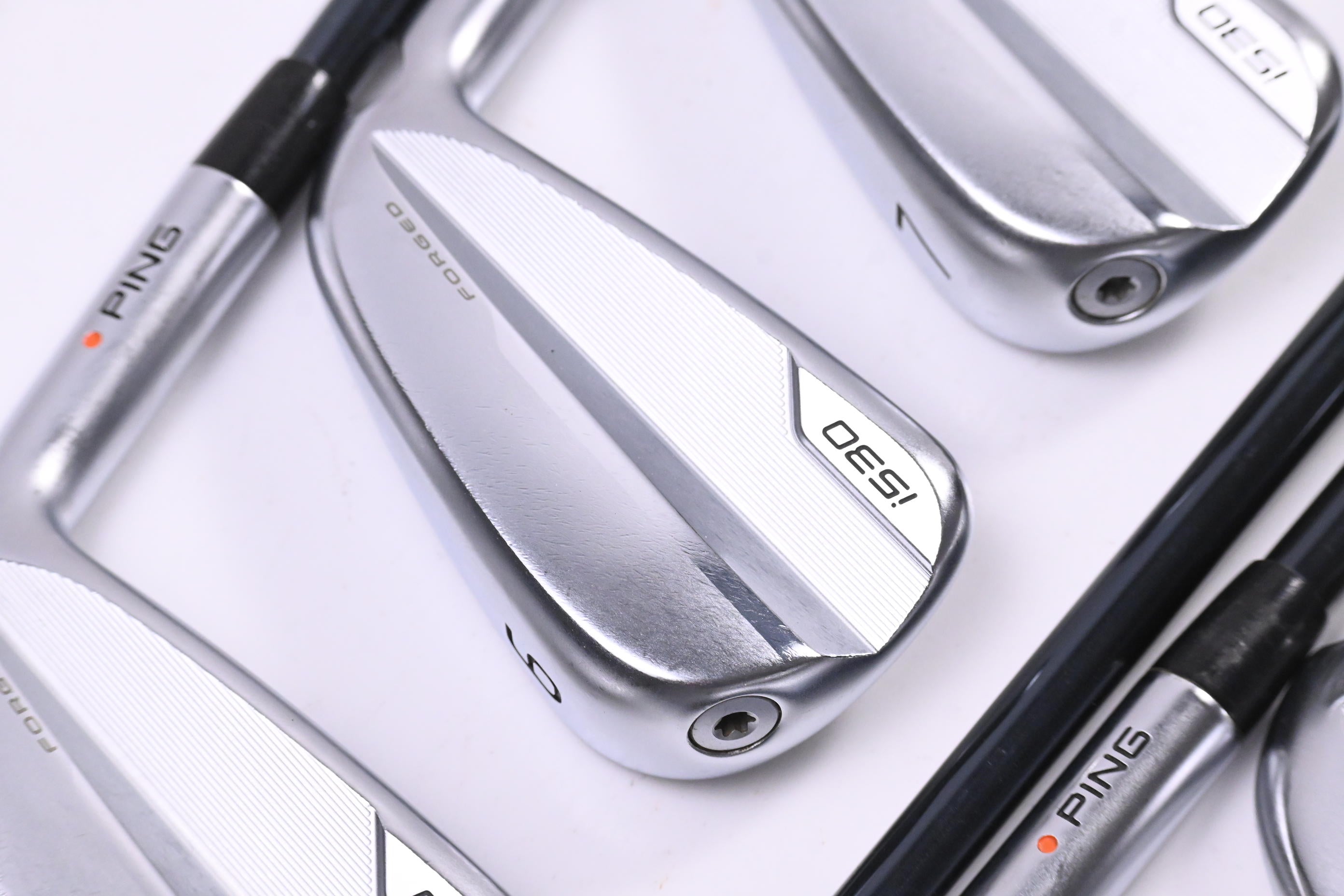 Ping i530 Irons / 5-PW+UW / Orange Dot / Regular Flex UST Mamiya Recoil DART 75