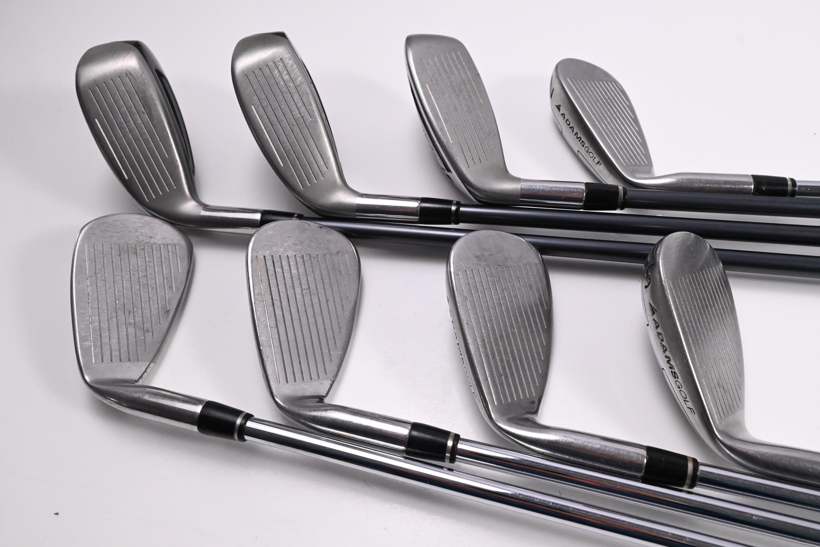 Adams Idea A12 OS Hybrid Combo Irons / 4-6H+7-PW+SW / Regular Flex ProLaunch