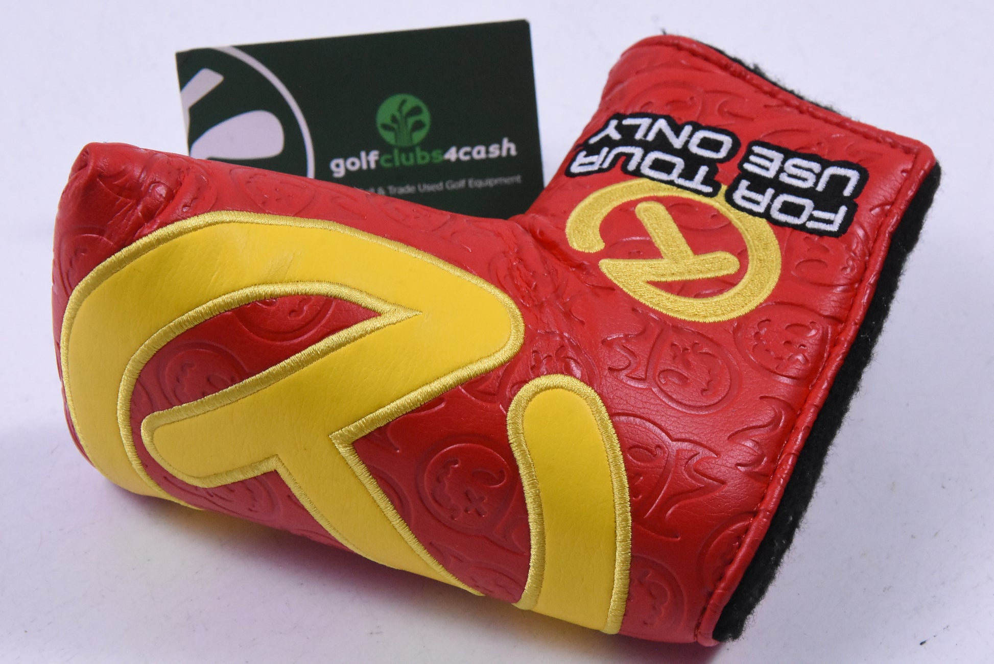 Scotty Cameron Circle T Hot Head Harry Putter Cover / Mid-Mallet / Red &amp; Yellow