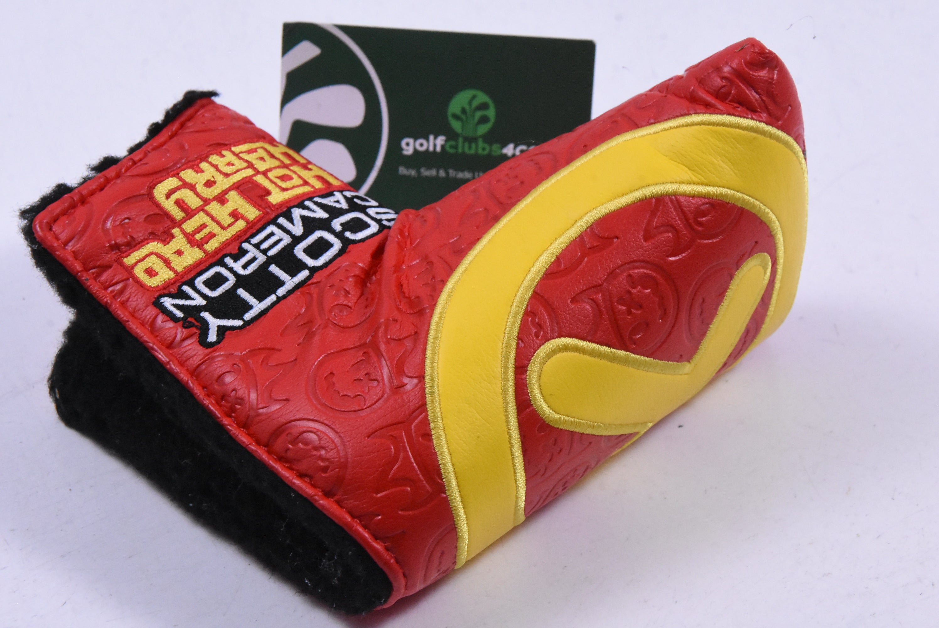 Scotty Cameron Circle T Hot Head Harry Putter Cover / Mid-Mallet / Red &amp; Yellow
