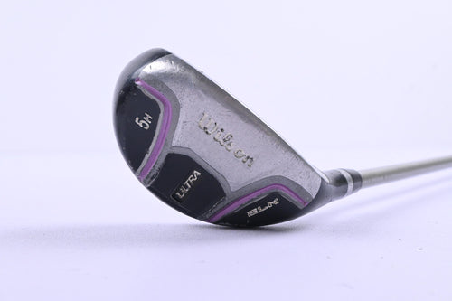 Ladies Wilson Ultra BLK #5 Hybrid / 25 Degree / Ladies Flex Firestick Shaft