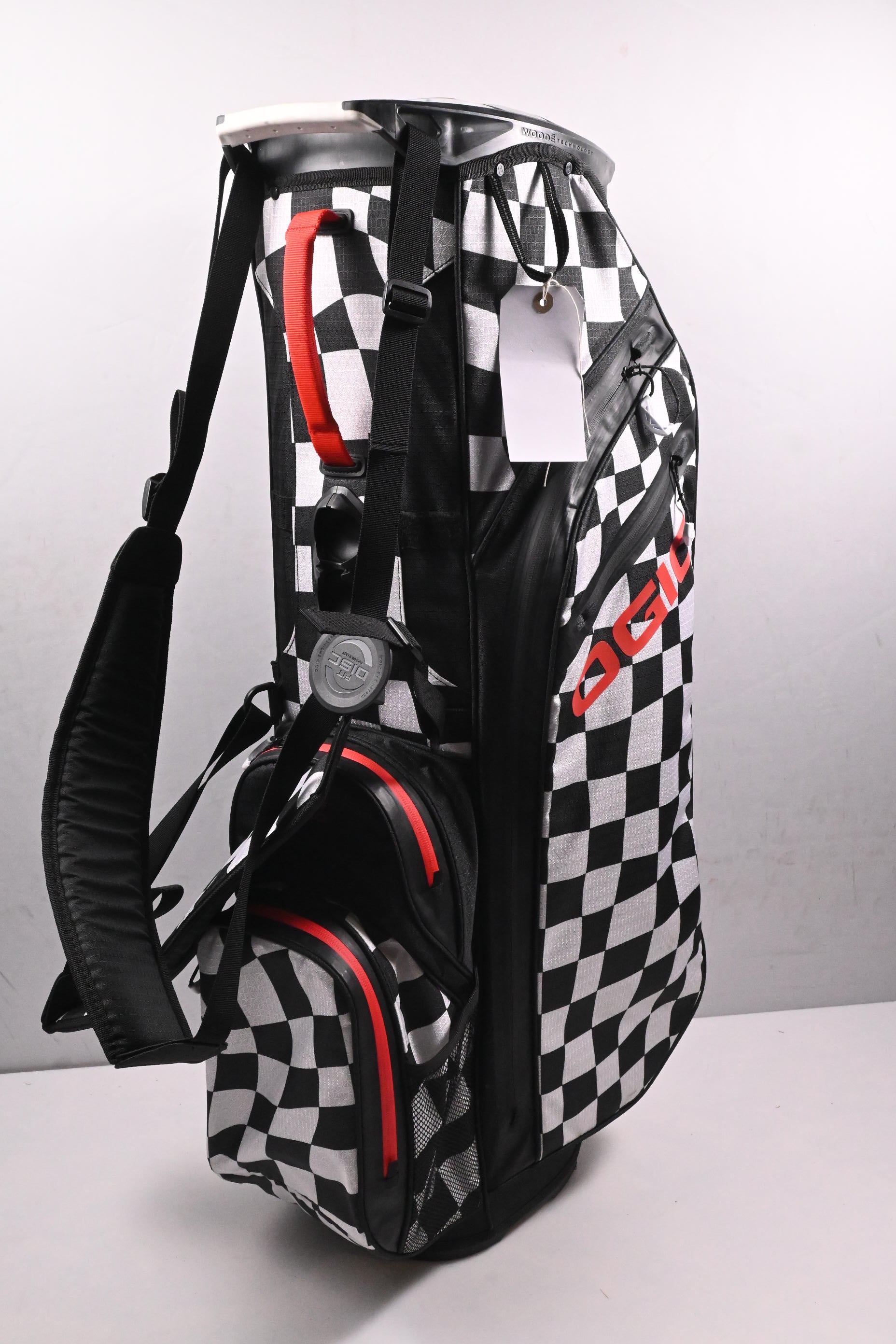 Ogio All Elements Stand Bag / 8-Way Divider / Black, White
