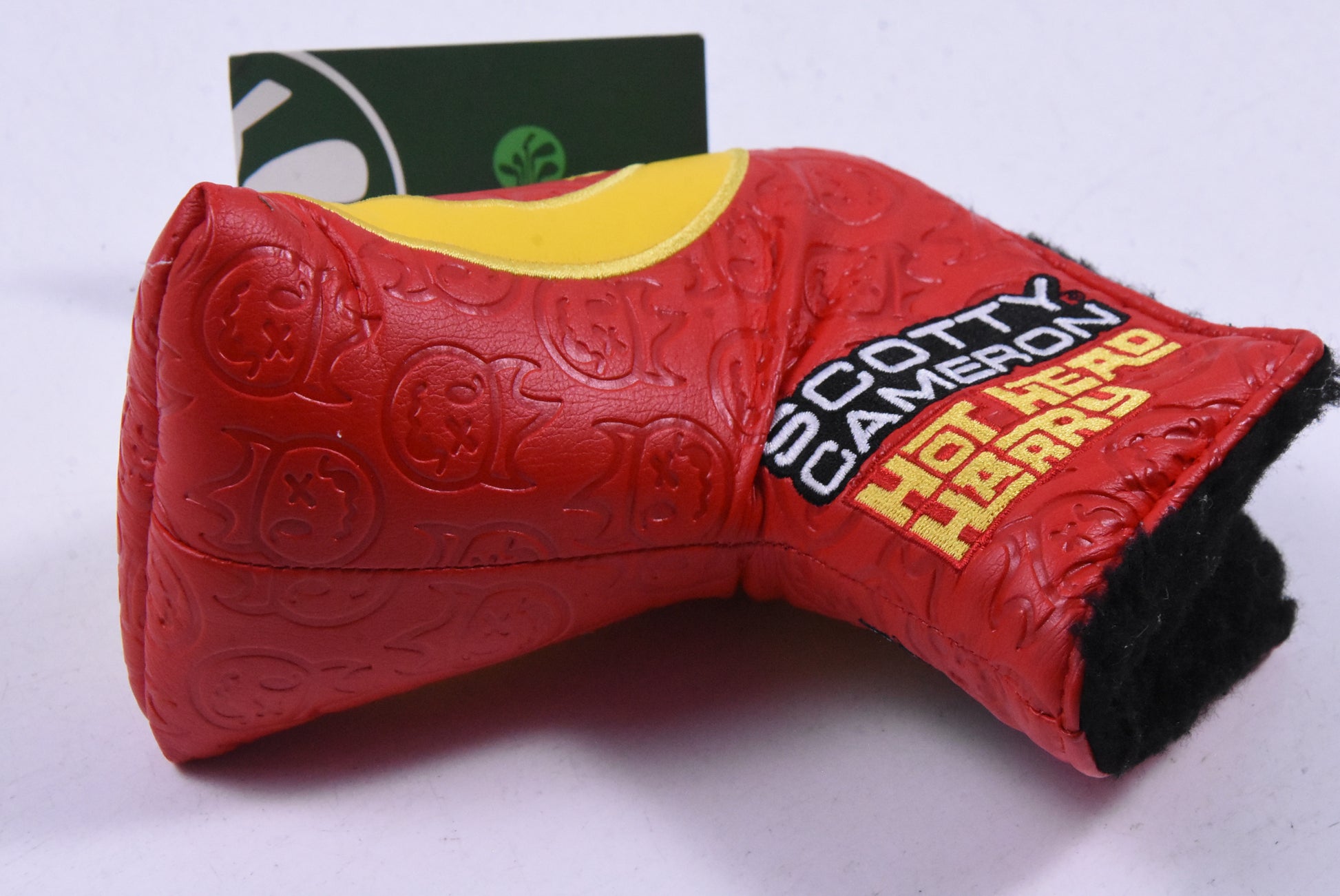 Scotty Cameron Circle T Hot Head Harry Putter Cover / Mid-Mallet / Red &amp; Yellow