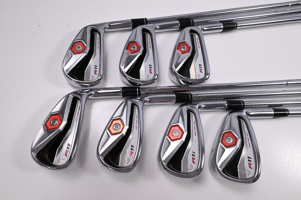 Taylormade R11 Irons / 4-PW / Regular Flex KBS Tour 90 Shafts