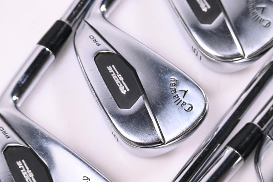 Callaway Rogue ST Pro Irons / 4-PW / X-Flex Rifle Tour Flighted 105 Shafts