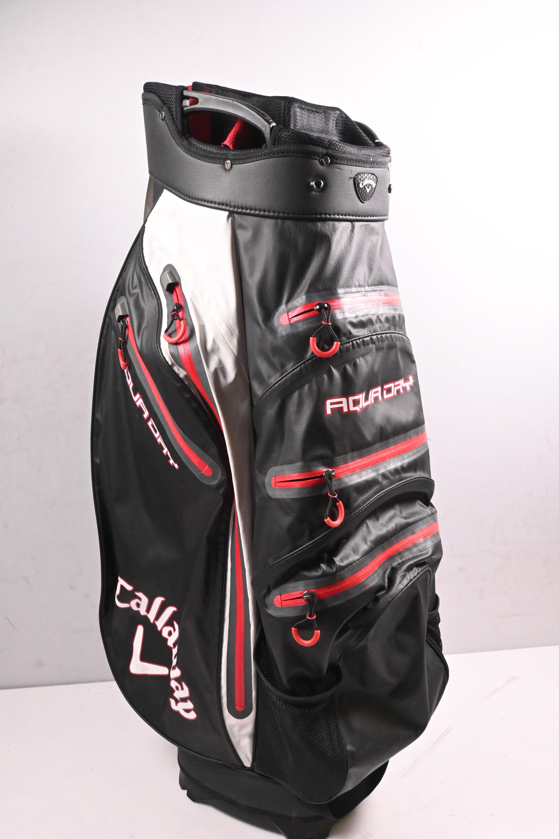 Callaway Aqua Dry Cart Bag / 14-Way Divider / Black, White, Red