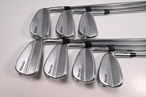 Ping i500 Irons / 4-PW / Green Dot / Regular Flex Dynamic Gold 105 S300 Shafts