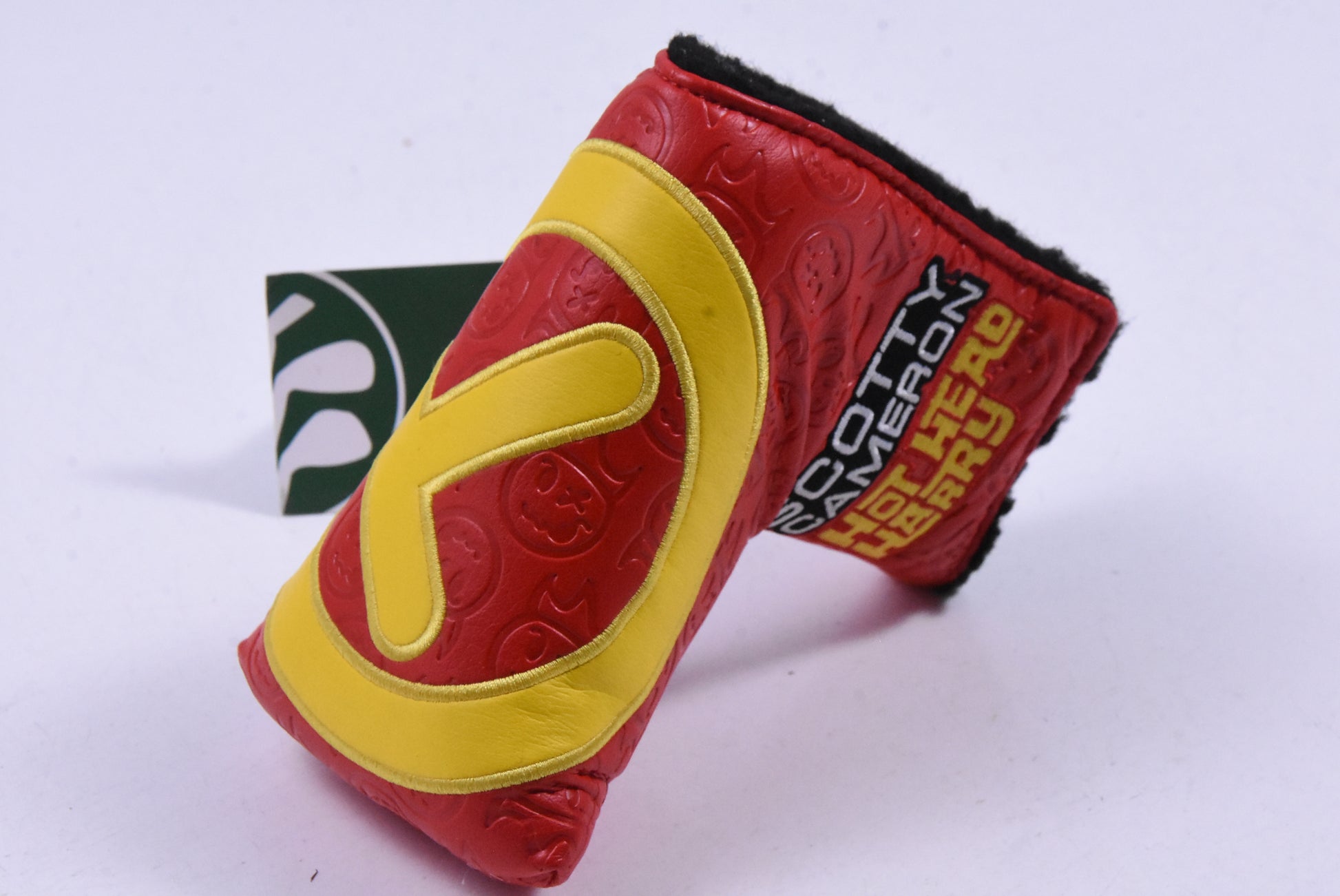 Scotty Cameron Circle T Hot Head Harry Putter Cover / Mid-Mallet / Red &amp; Yellow