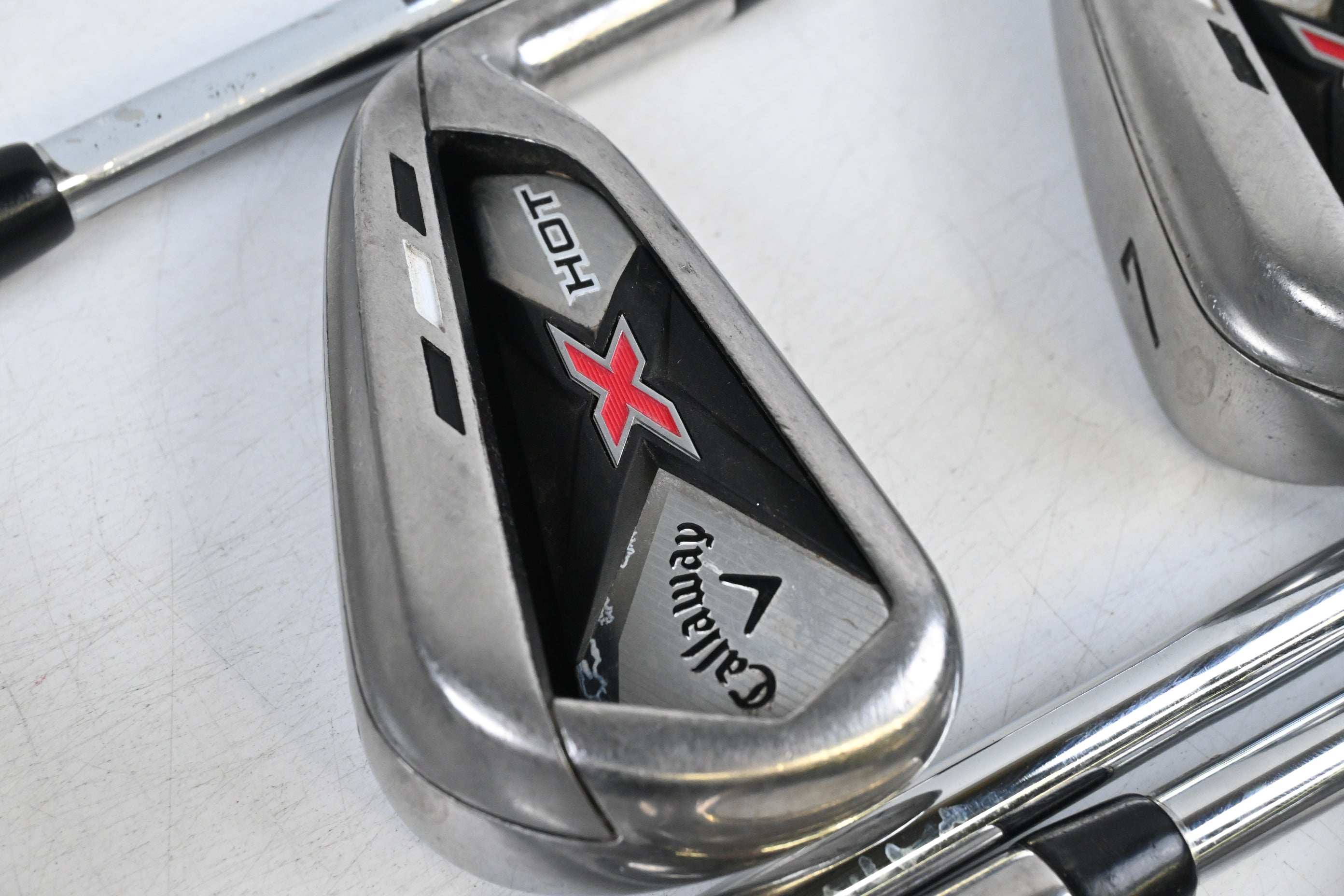 Callaway X Hot Irons / 5-PW / Stiff Flex Speed Step 85 Shafts