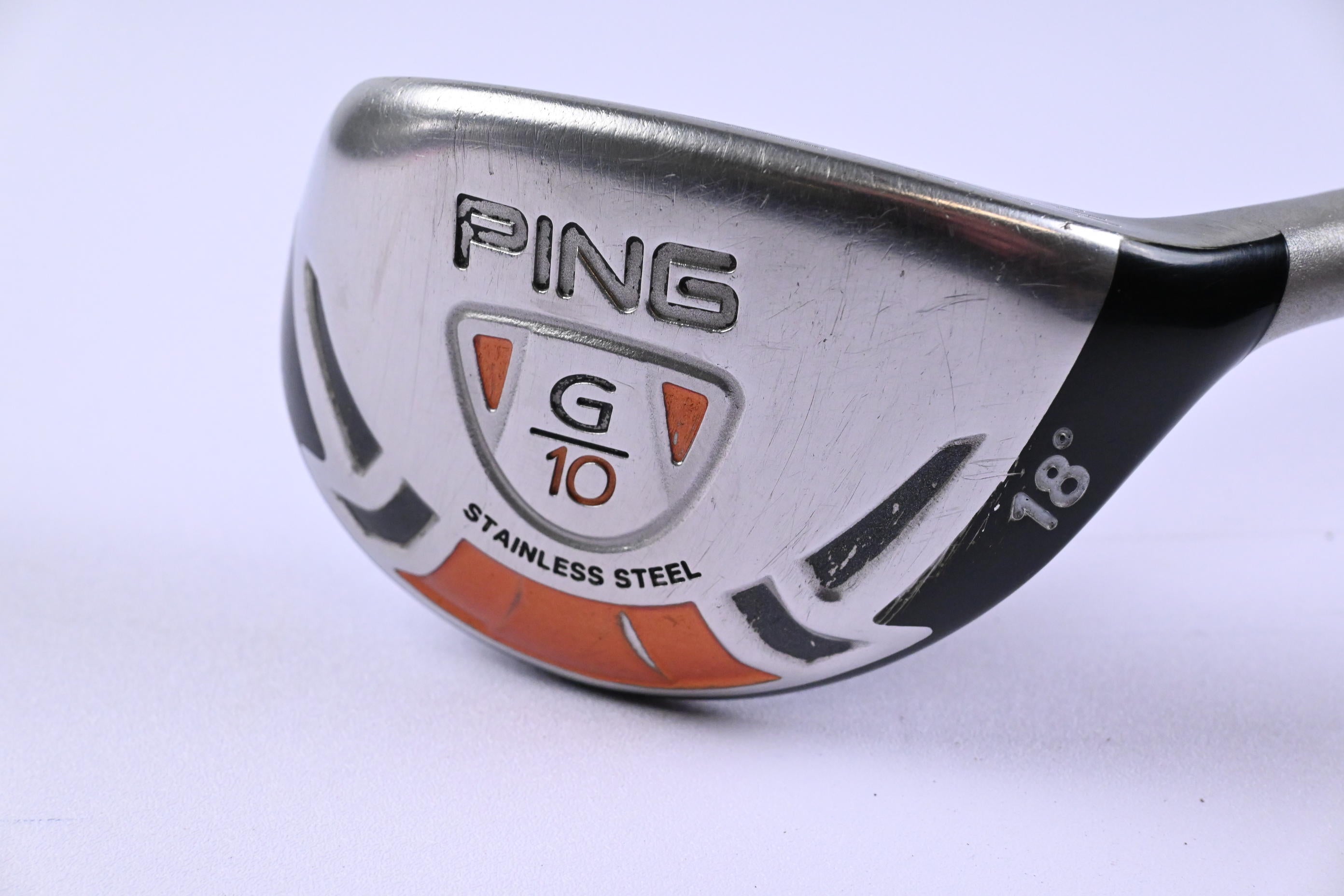 Ping G10 #2 Hybrid / 18 Degree / Stiff Flex Grafalloy ProLaunch Red