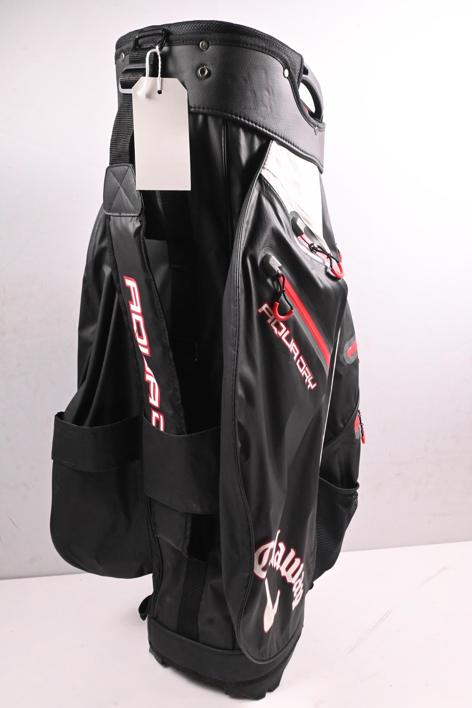 Callaway Aqua Dry Cart Bag / 14-Way Divider / Black, White, Red