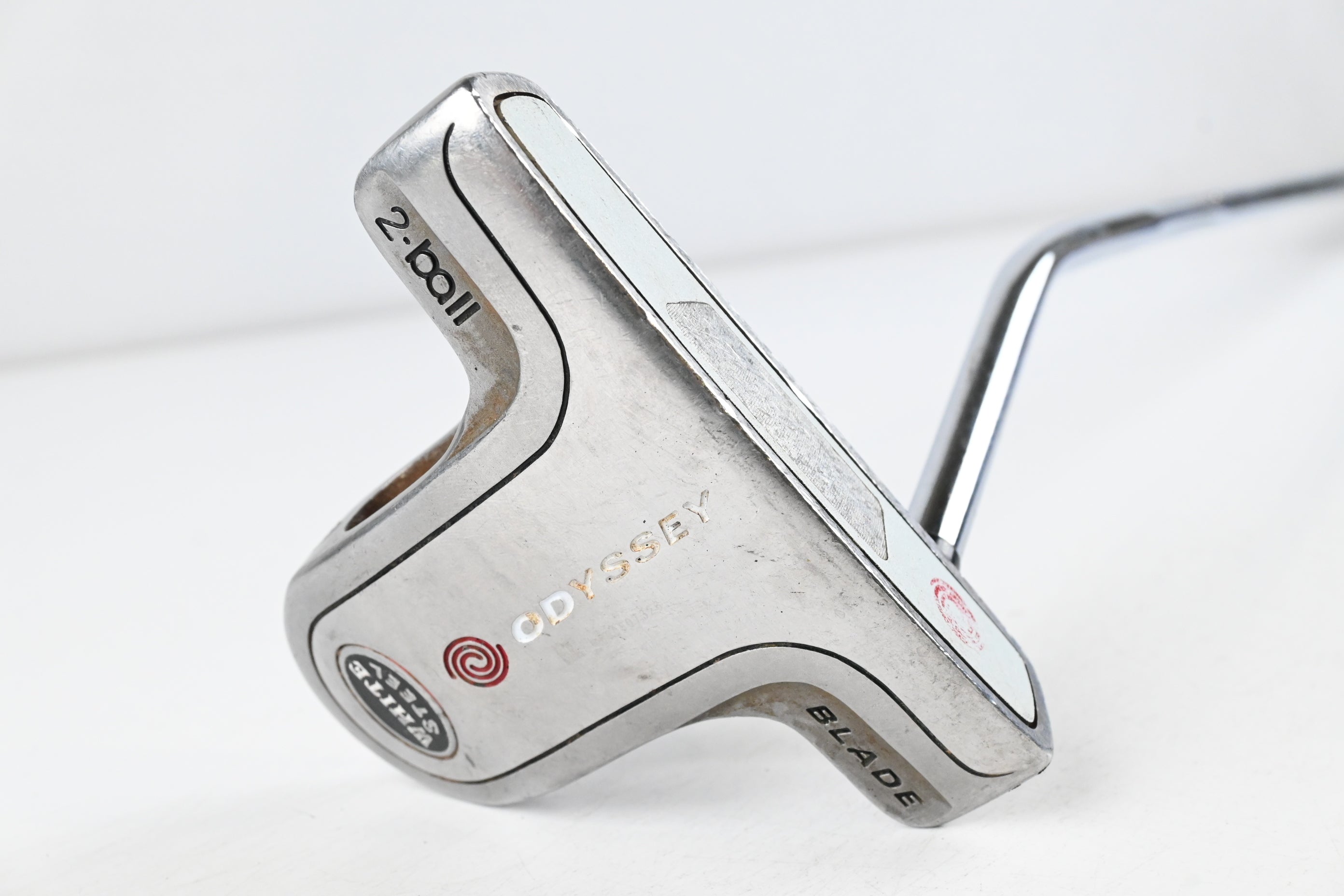 Odyssey White Steel 2-Ball Blade Putter / 35 Inch