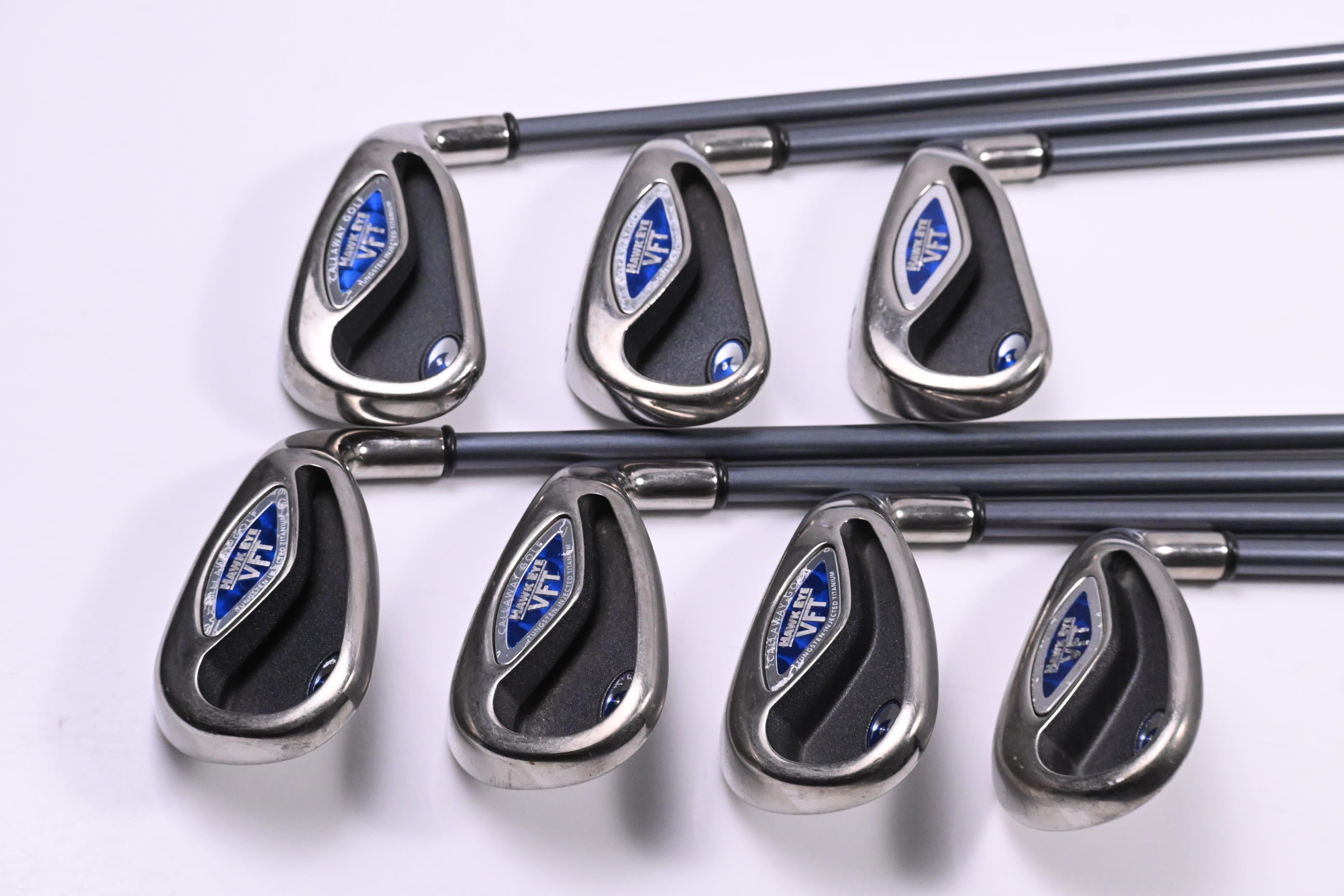 Ladies Callaway Hawk Eye VFT Irons / 5-PW+SW / Ladies Flex Gems 55 Shafts