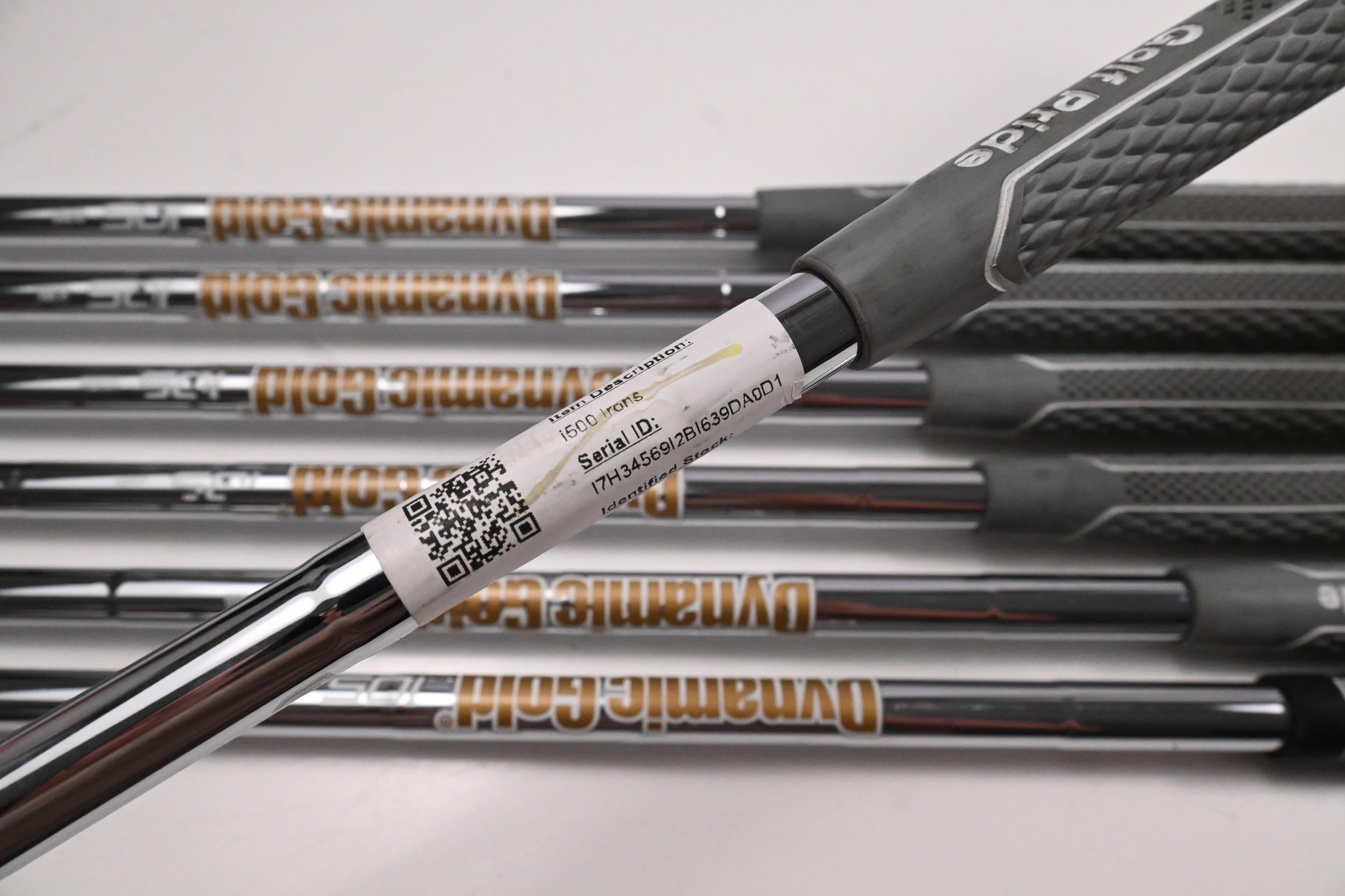 Ping i500 Irons / 4-PW / Green Dot / Regular Flex Dynamic Gold 105 S300 Shafts