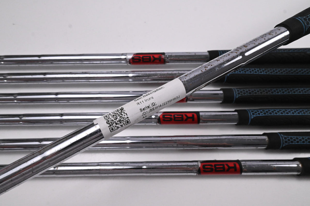 Taylormade R11 Irons / 4-PW / Regular Flex KBS Tour 90 Shafts