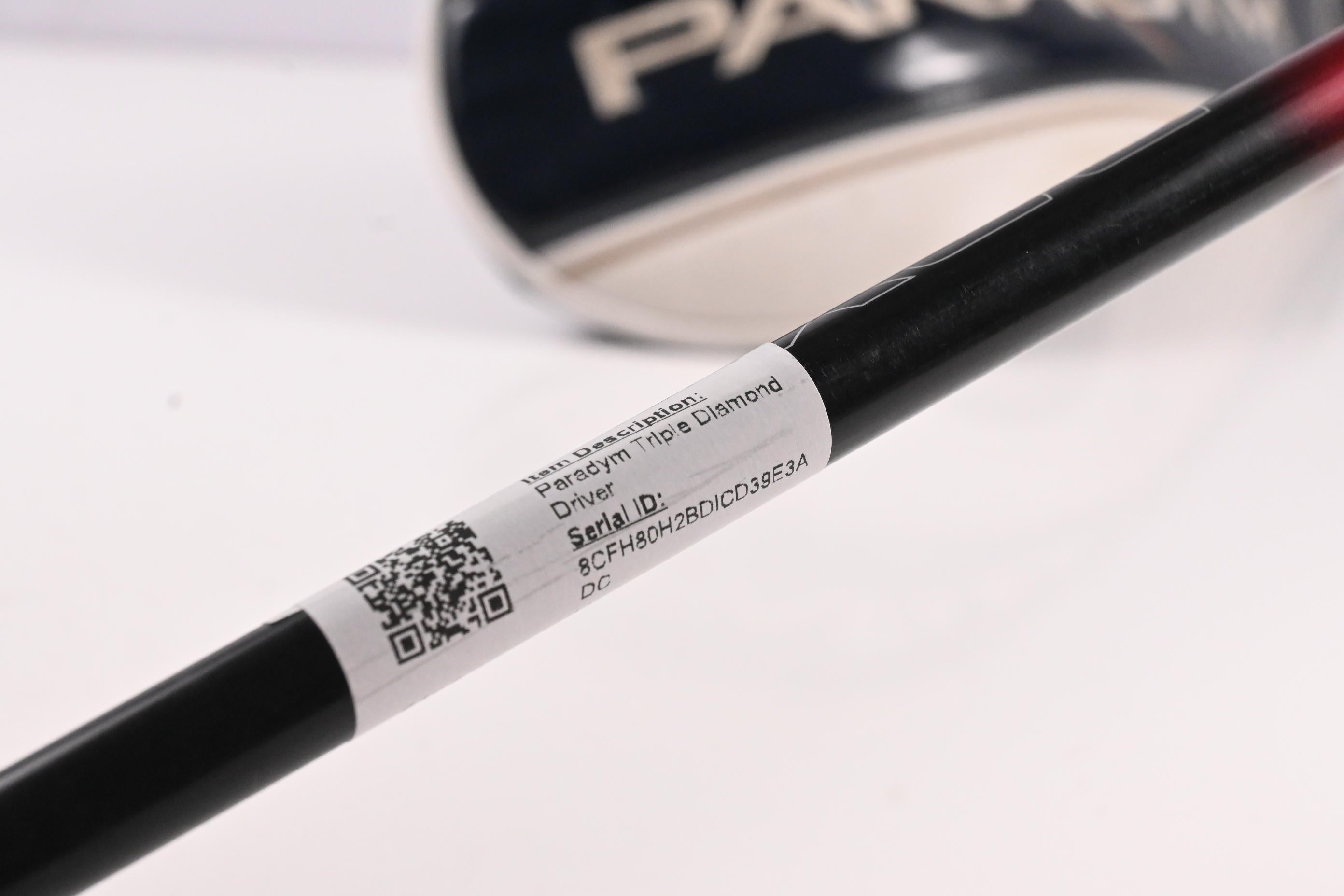Callaway Paradym Triple Diamond Driver / 9 Degree / Stiff Flex HZRDUS Smoke RDX 60