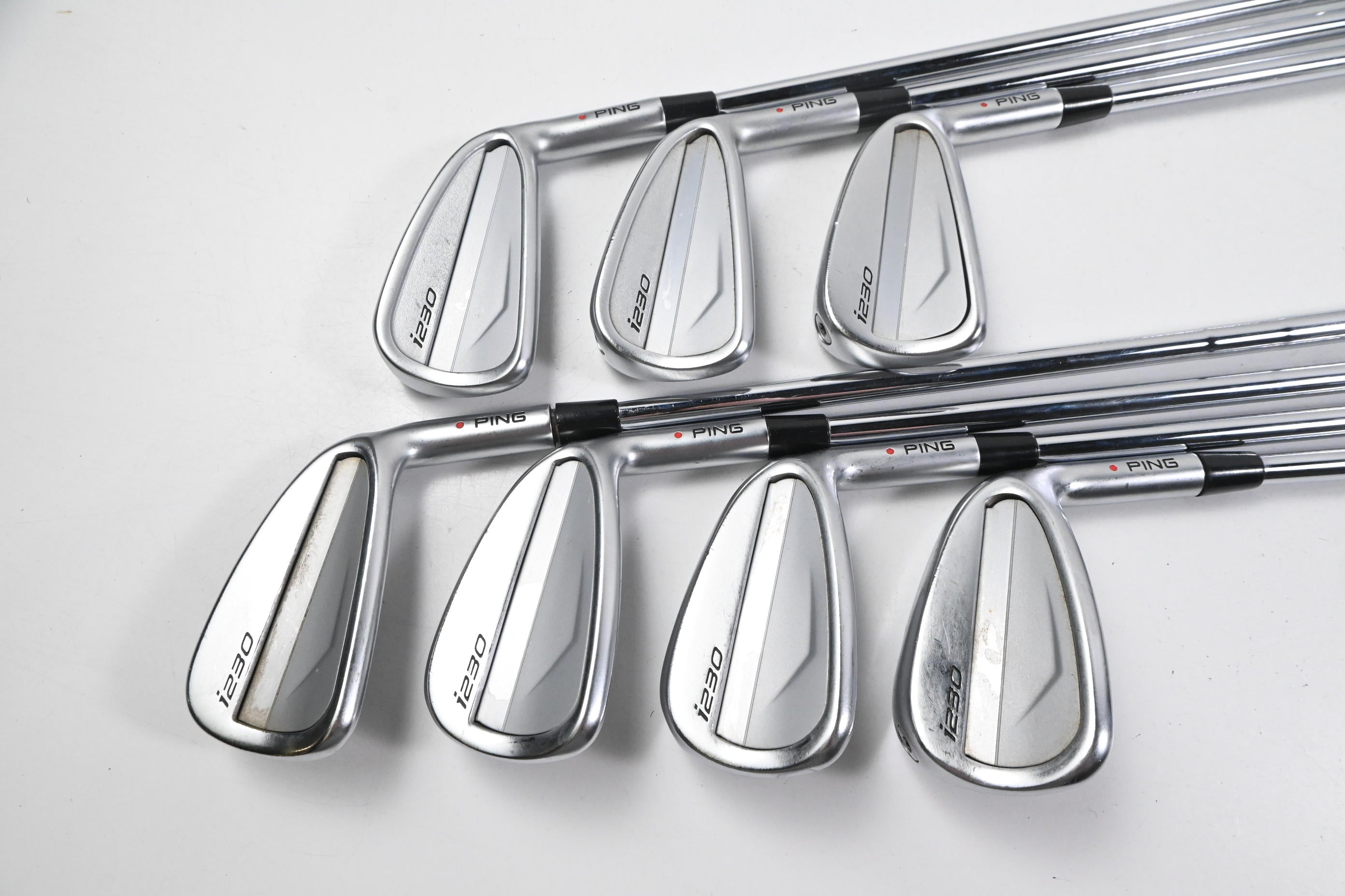 Ping i230 Irons / 4-PW / Red Dot / Stiff Flex N.S.PRO Modus3 Tour 105 Shafts