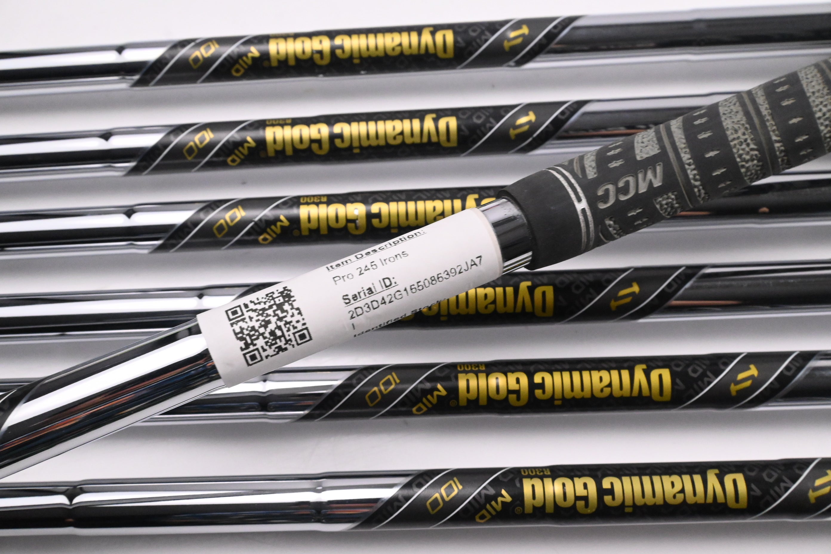 Mizuno Pro 245 Irons / 4-PW / Regular Flex Dynamic Gold Mid 100 R300 Shafts