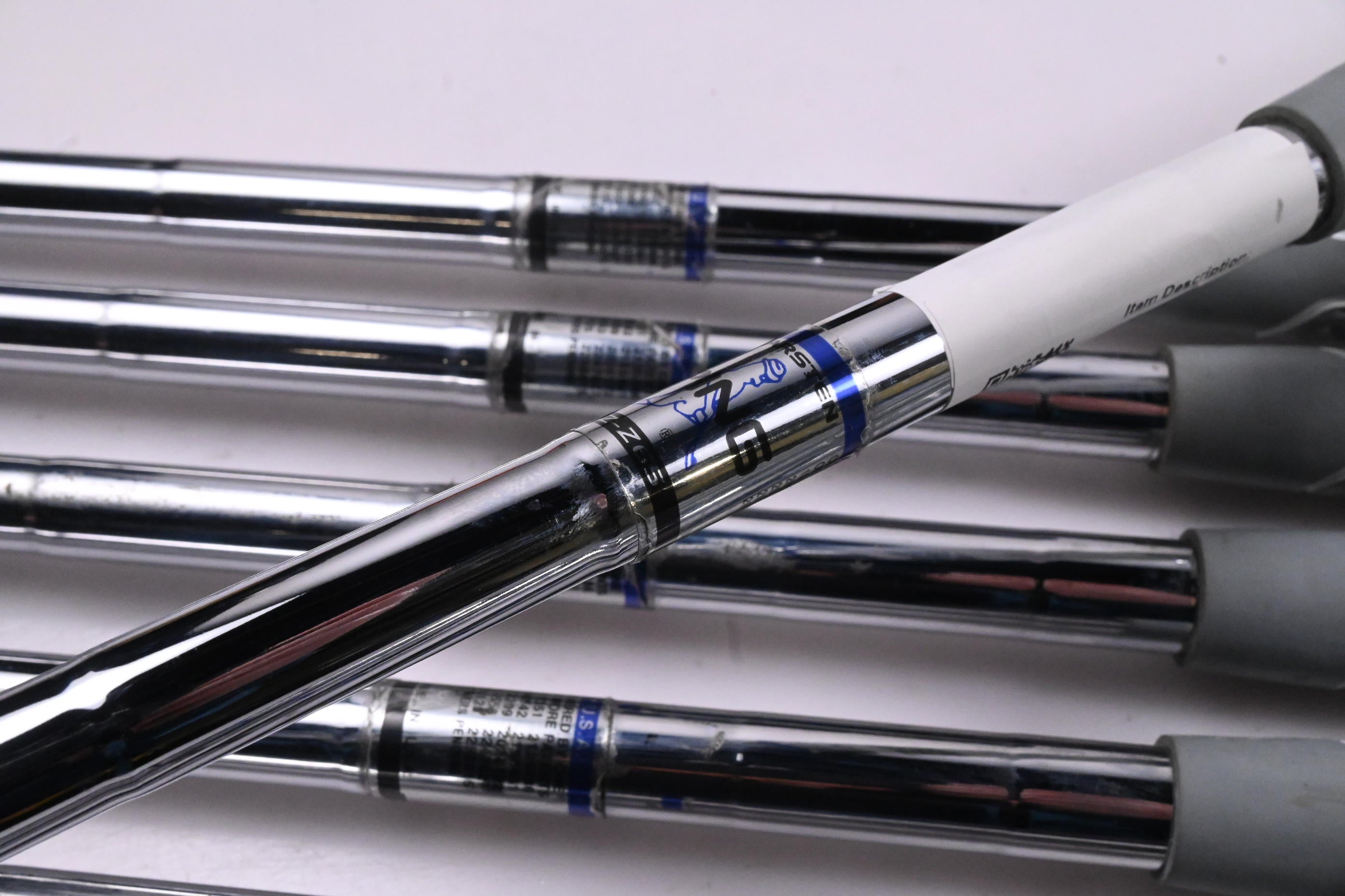 Ping G20 Irons / 4-PW+GW+SW / Blue Dot / Stiff Flex Ping Z-Z65 Shafts