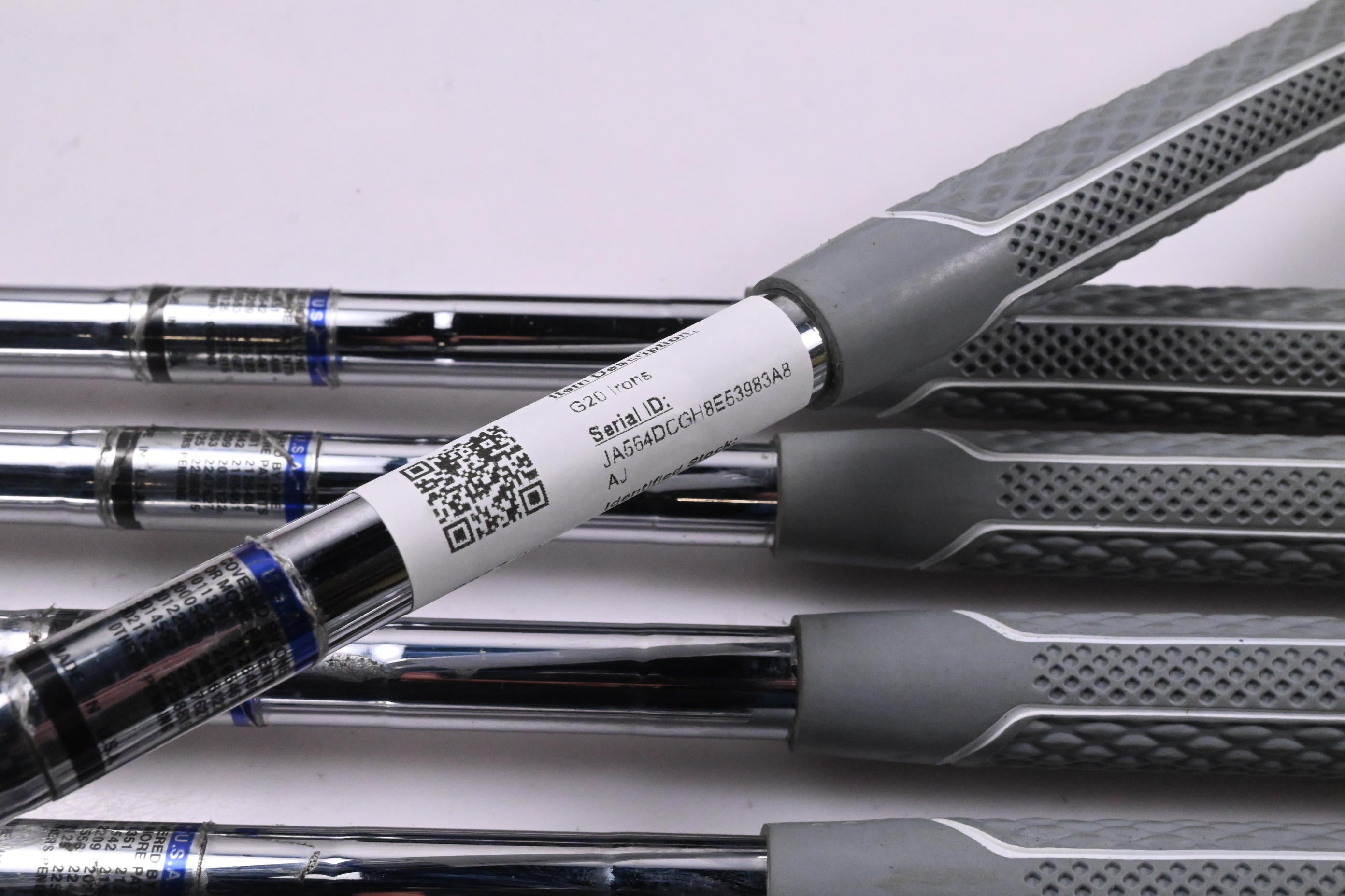 Ping G20 Irons / 4-PW+GW+SW / Blue Dot / Stiff Flex Ping Z-Z65 Shafts