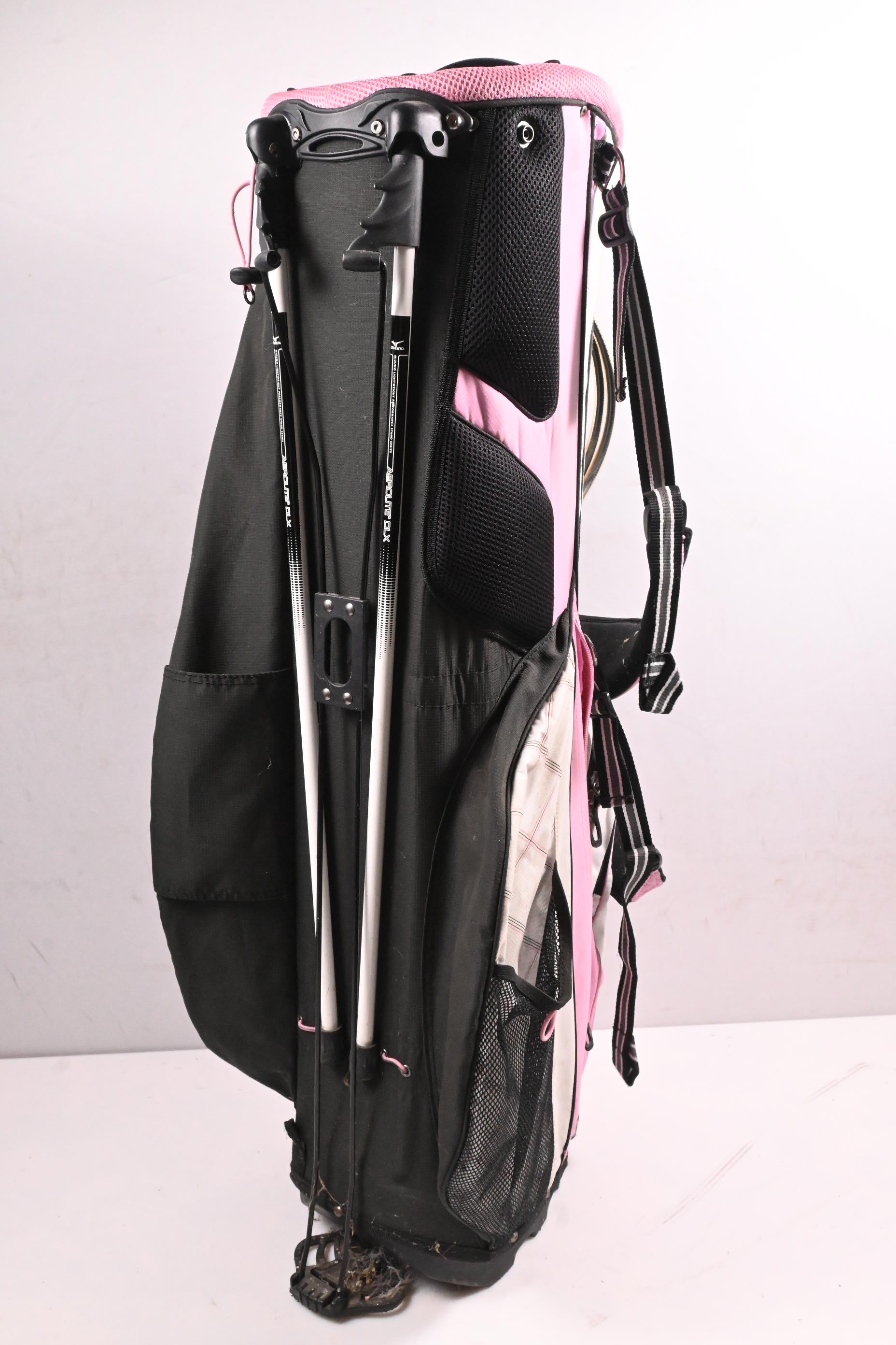 Mizuno Stand Bag / 7-Way Divider / White, Pink