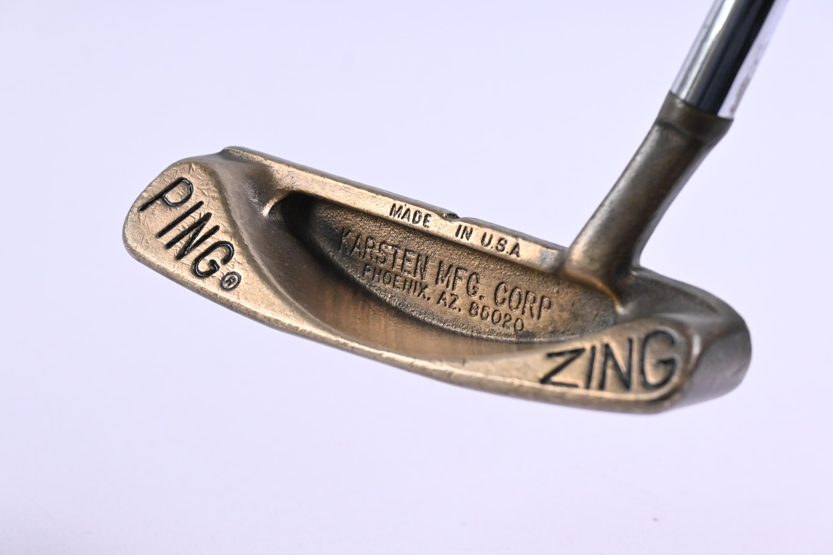 Left Hand Ping Karsten Original Manganese Bronze Zing Putter / 36 Inch