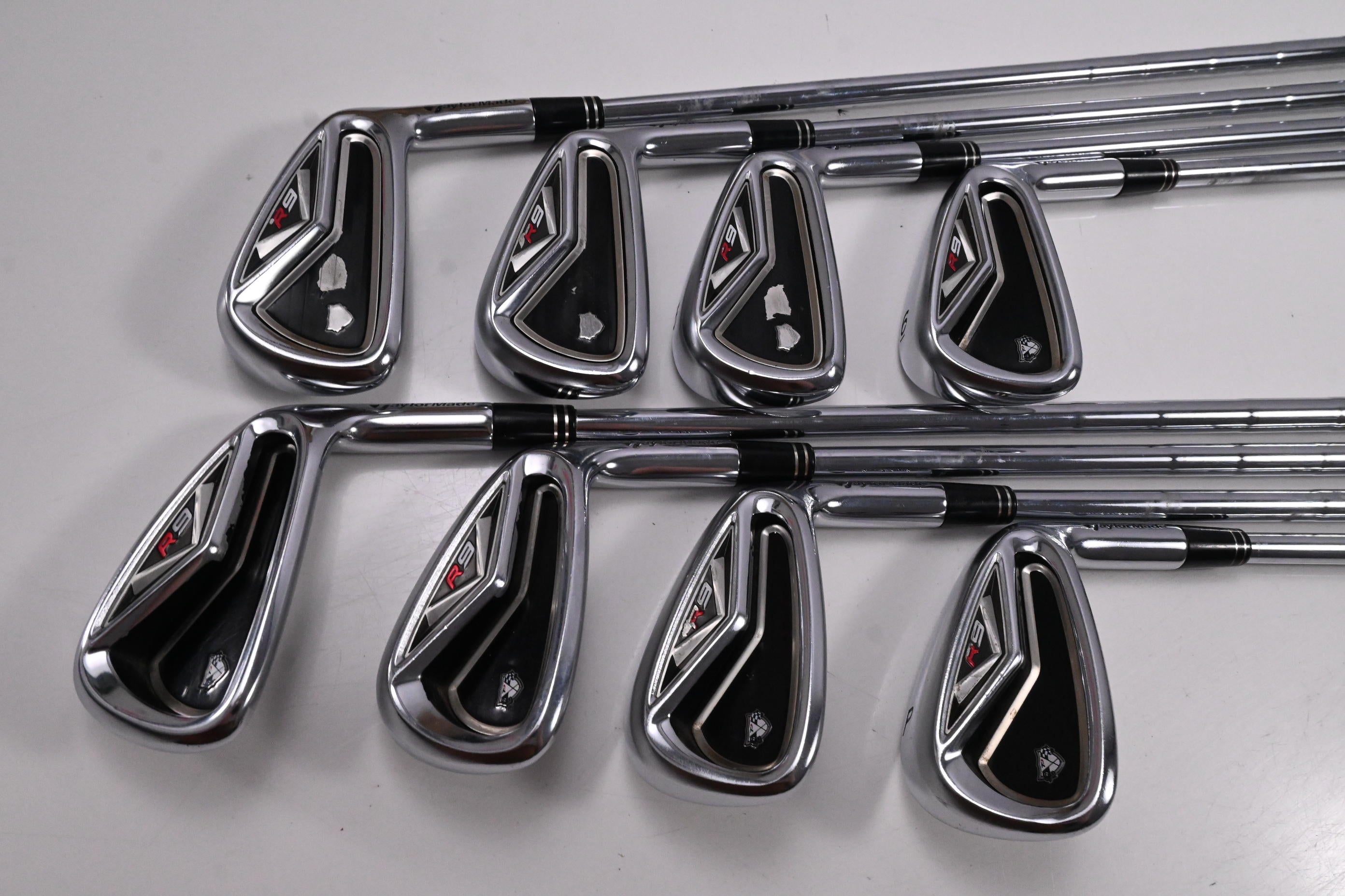 Taylormade R9 TP Irons / 3-PW / Regular Flex KBS Tour Shafts