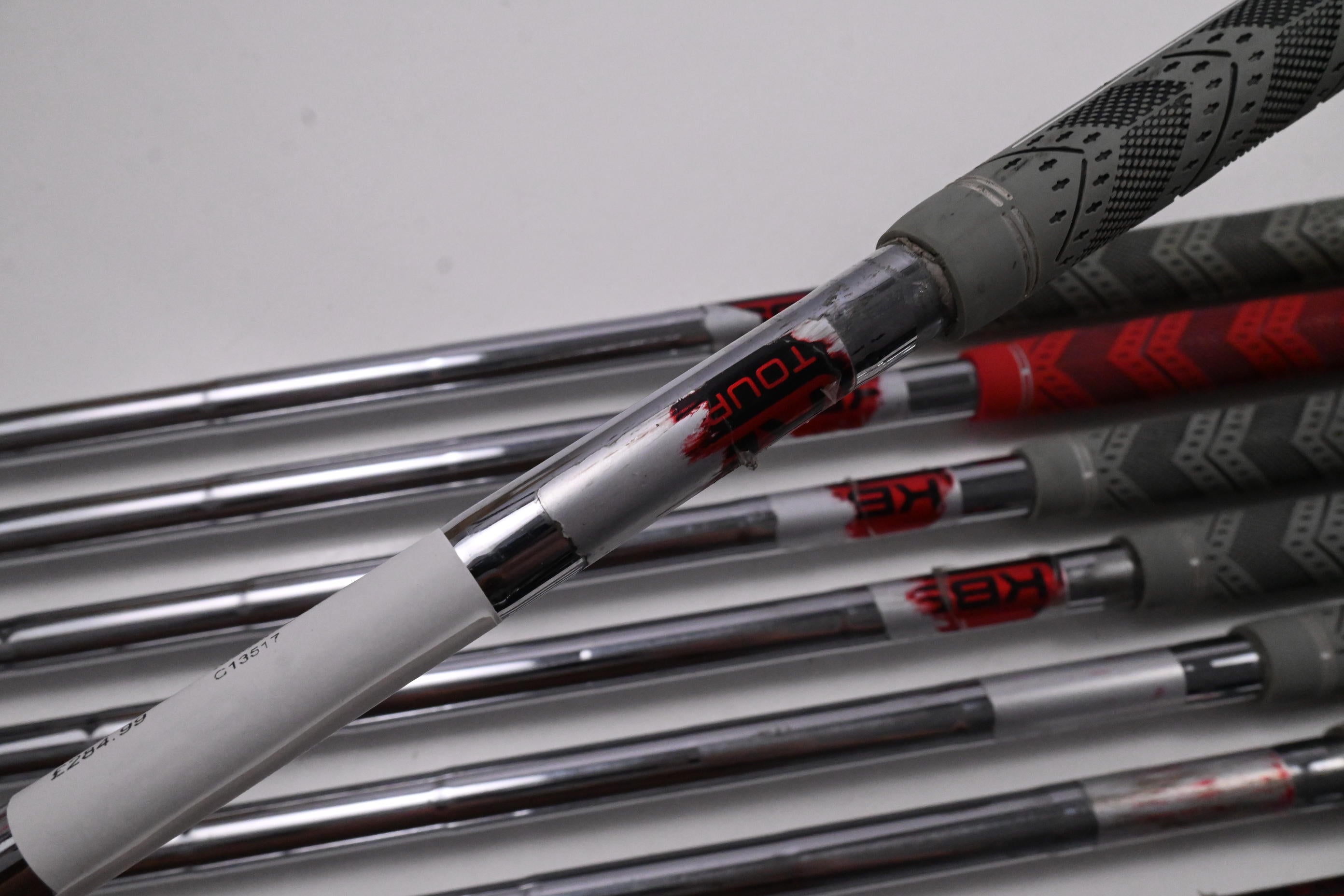 Taylormade R9 TP Irons / 3-PW / Regular Flex KBS Tour Shafts