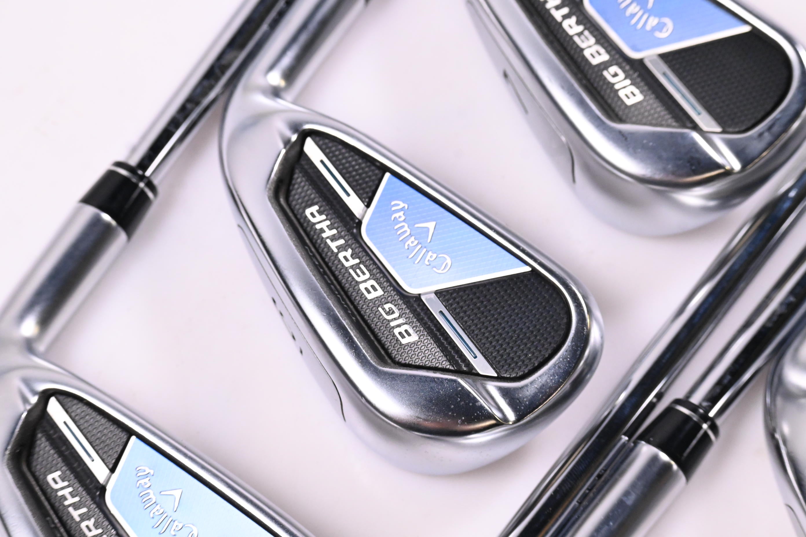 Callaway Big Bertha B21 Irons / 5-PW+SW / Stiff Flex KBS Max CT80 Shafts
