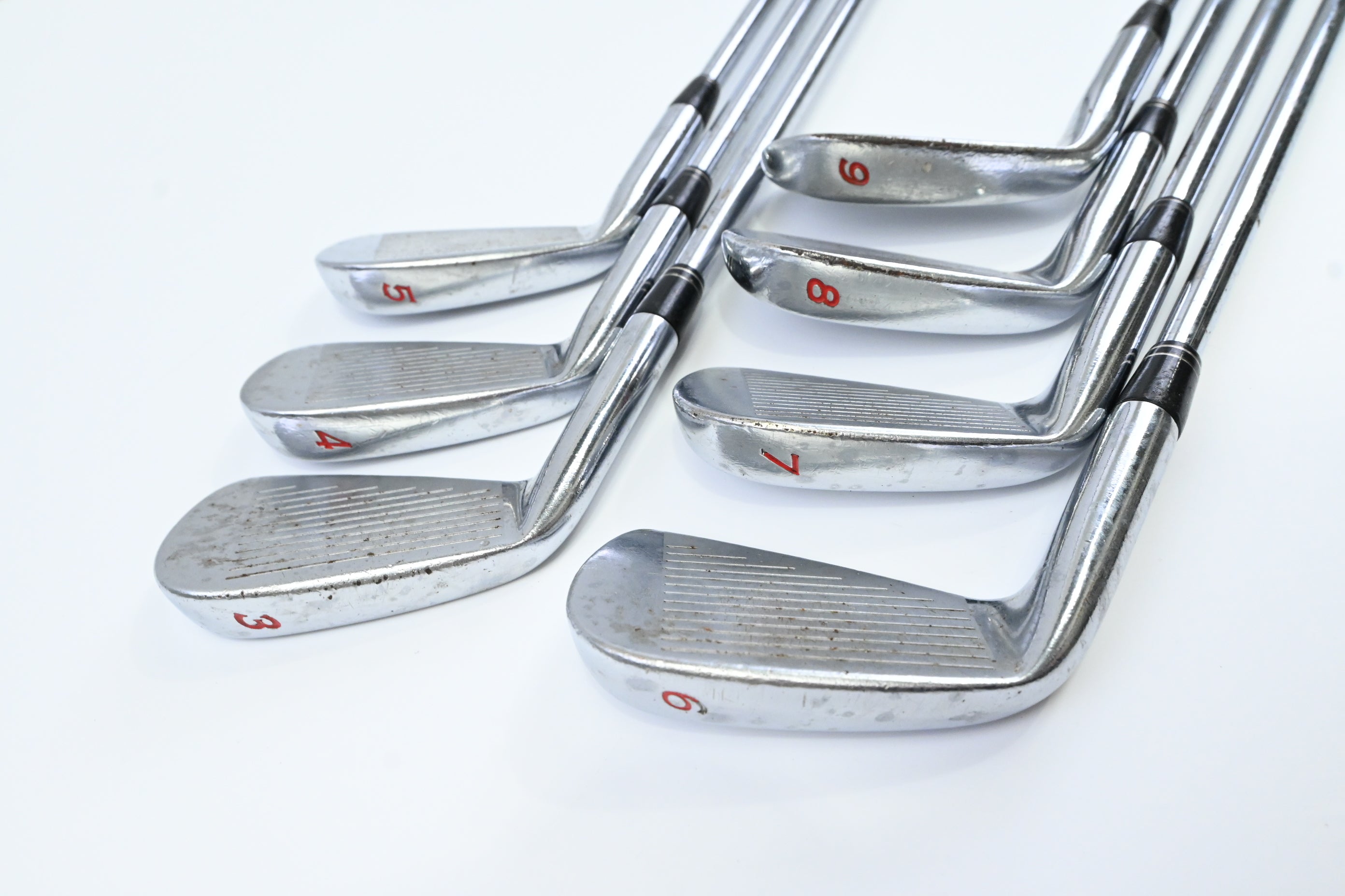 Taylormade RAC CB Coin Forged Irons / 3-9 / Stiff Flex Dynamic Gold Shafts