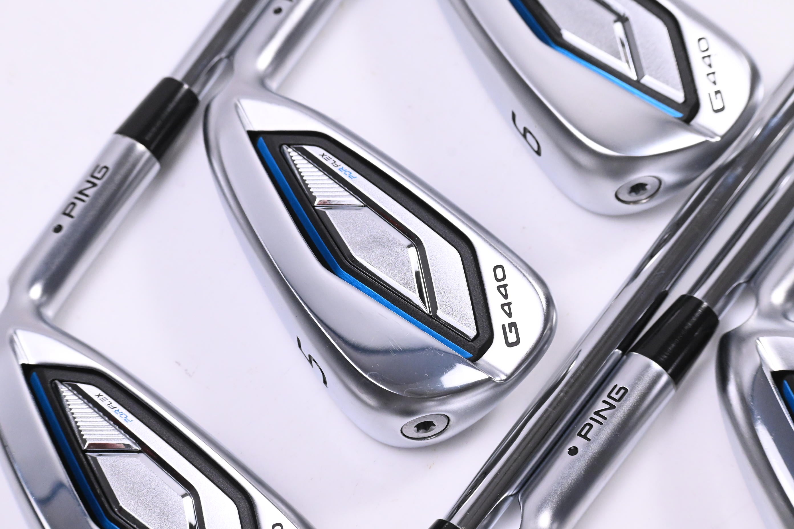 Ping G440 Irons / 4-PW / Black Dot / Stiff Flex NS Pro Modus 3 Tour 105 Shafts