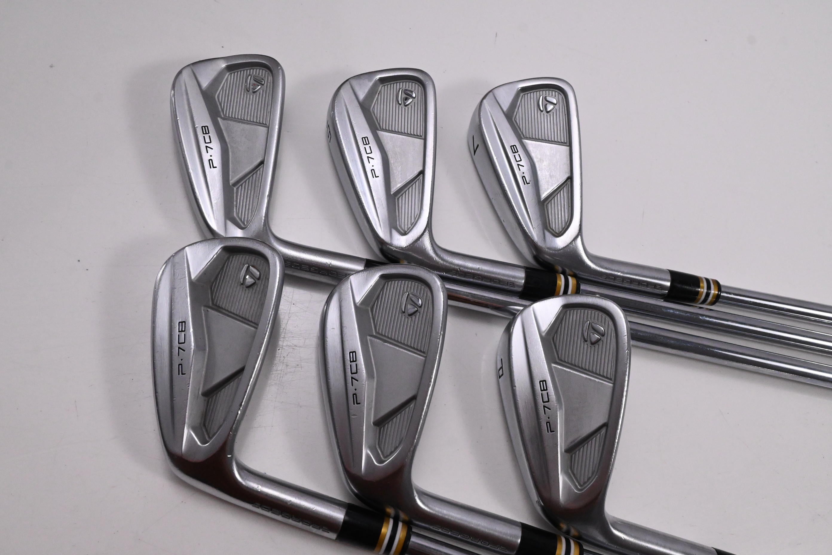 Left Hand Taylormade P.7CB Irons / 5-PW / Stiff Flex N.S.Pro Modus 3 Tour 105 Shafts