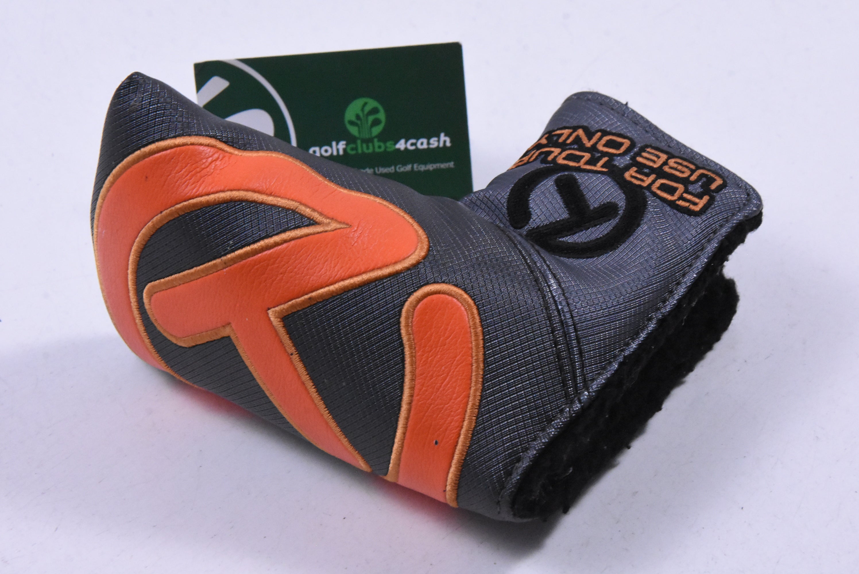 Scotty Cameron Circle T Industrial Putter Cover / Mid-Mallet / Grey &amp; Orange