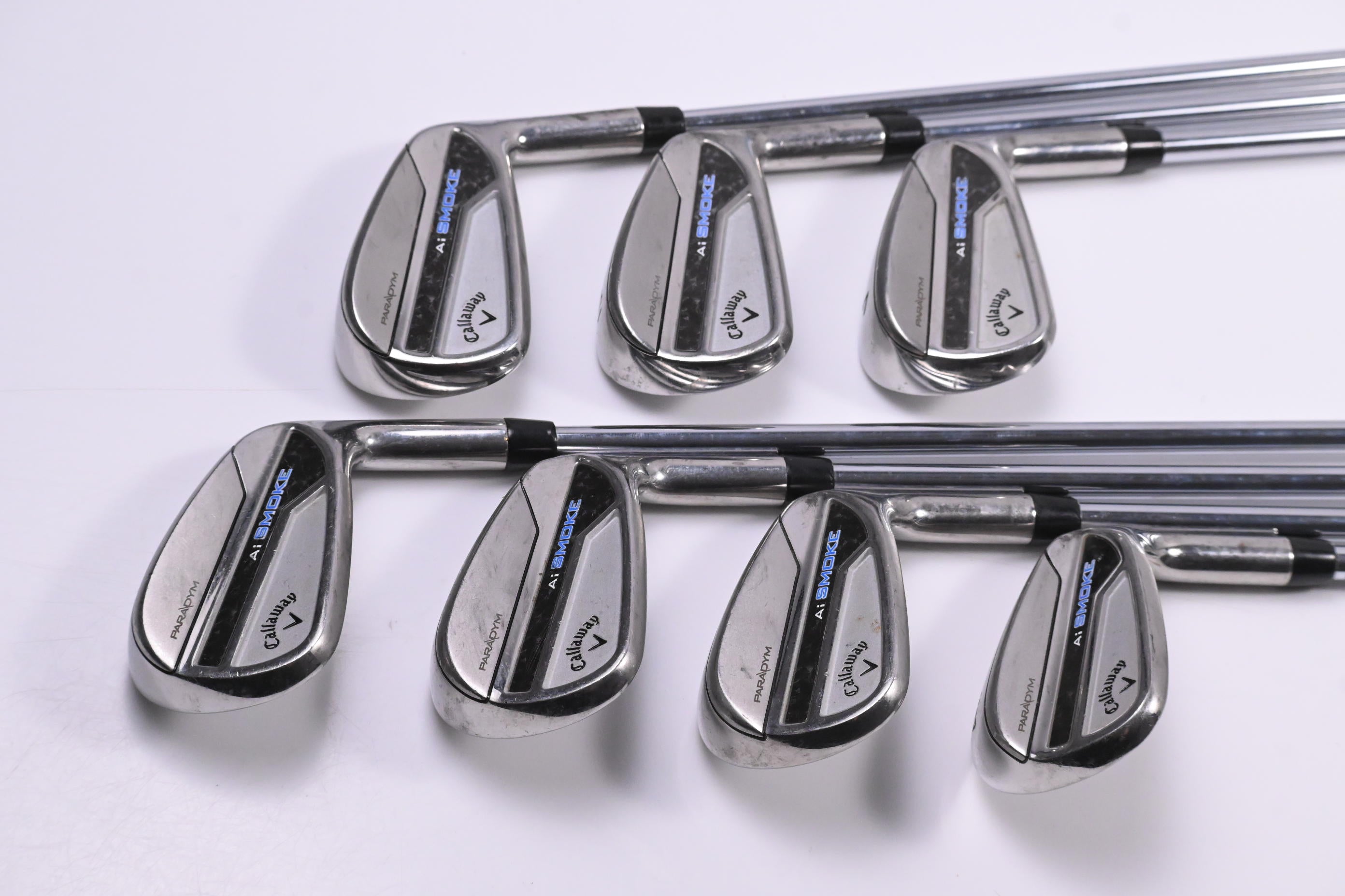 Callaway Paradym Ai Smoke Irons / 5-PW+SW / Regular Flex Elevate MPH 95 Shafts