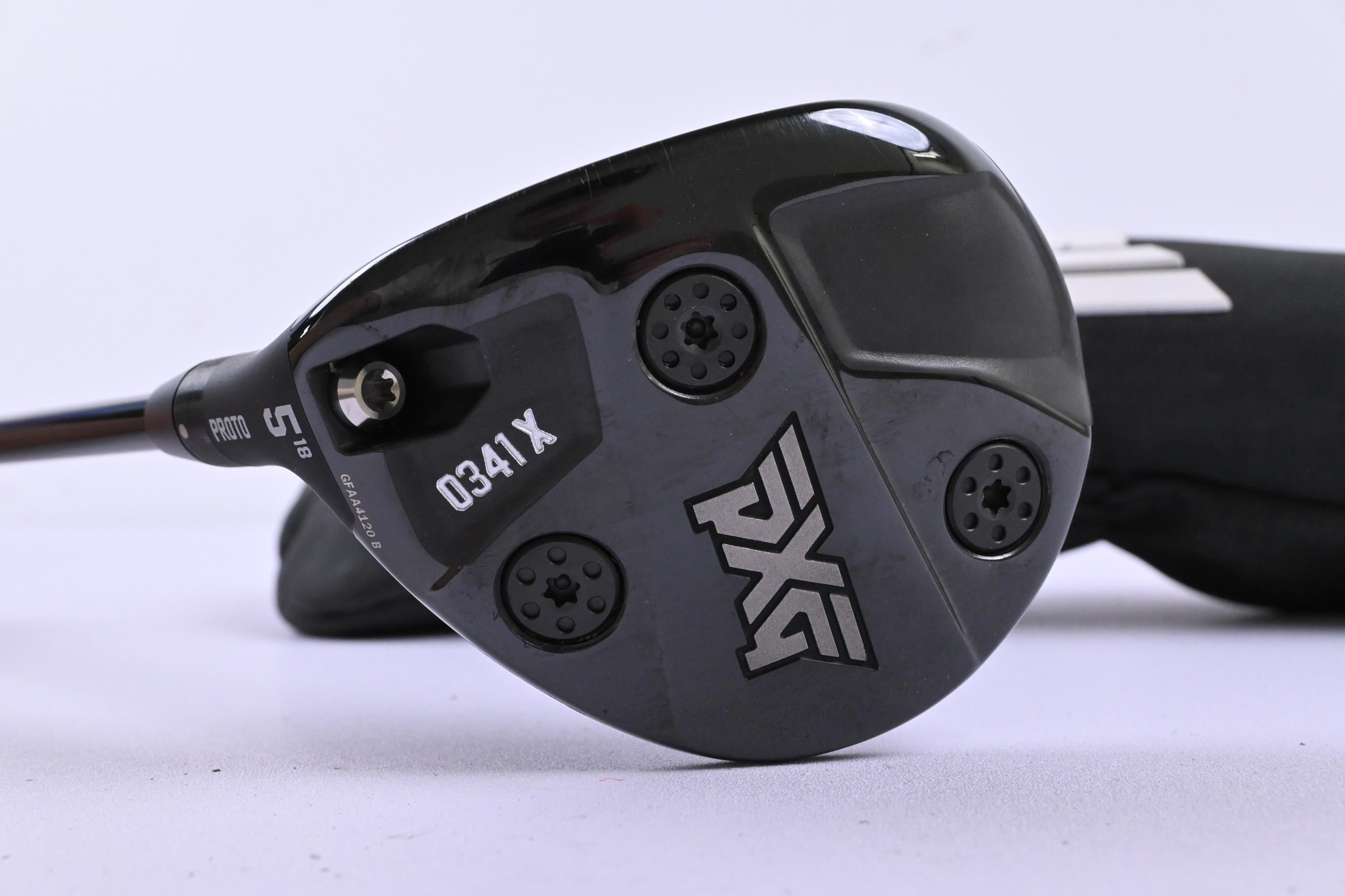 Left Hand PXG 0341X Prototype #5 Wood / 18 Degree / Stiff Flex Smoke RDX 70