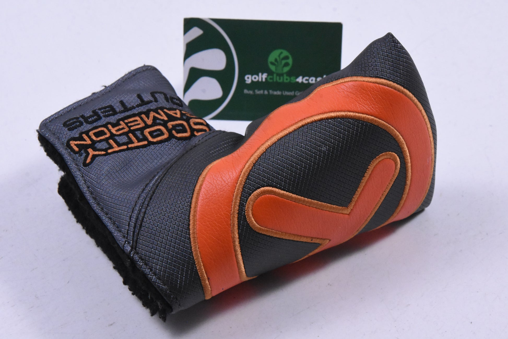 Scotty Cameron Circle T Industrial Putter Cover / Mid-Mallet / Grey &amp; Orange