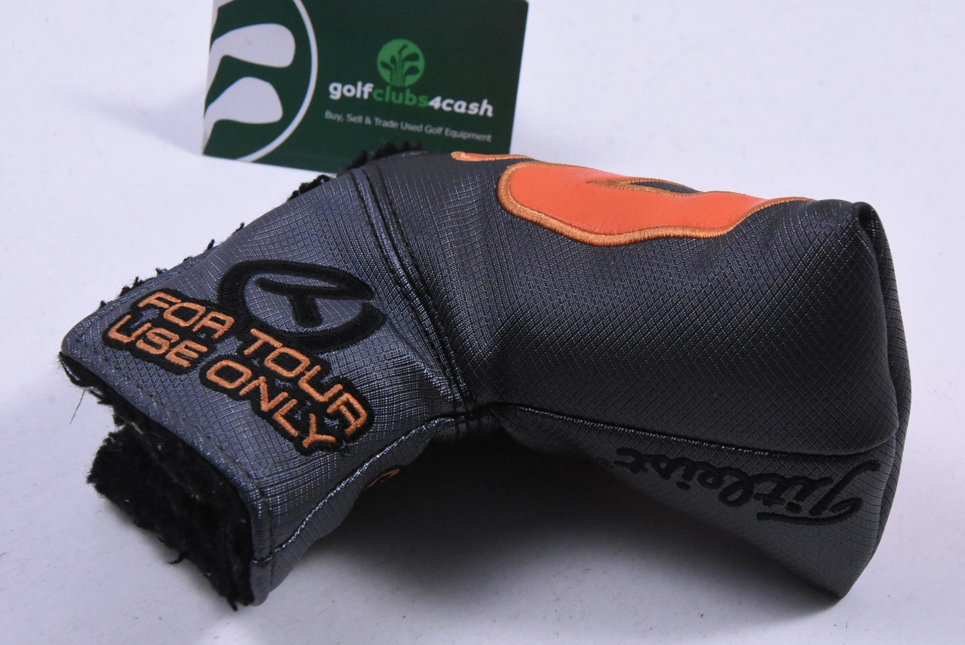 Scotty Cameron Circle T Industrial Putter Cover / Mid-Mallet / Grey &amp; Orange