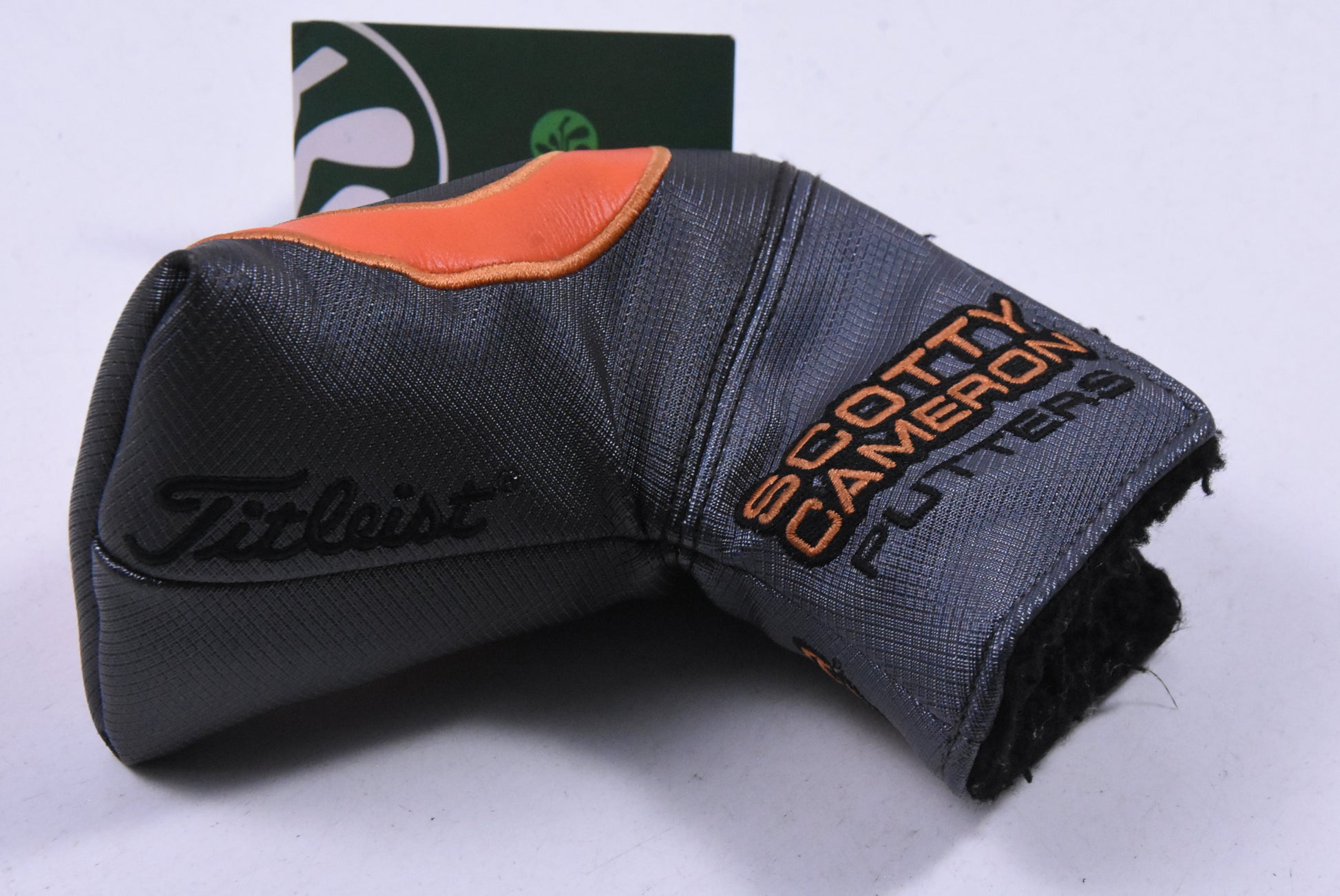Scotty Cameron Circle T Industrial Putter Cover / Mid-Mallet / Grey &amp; Orange